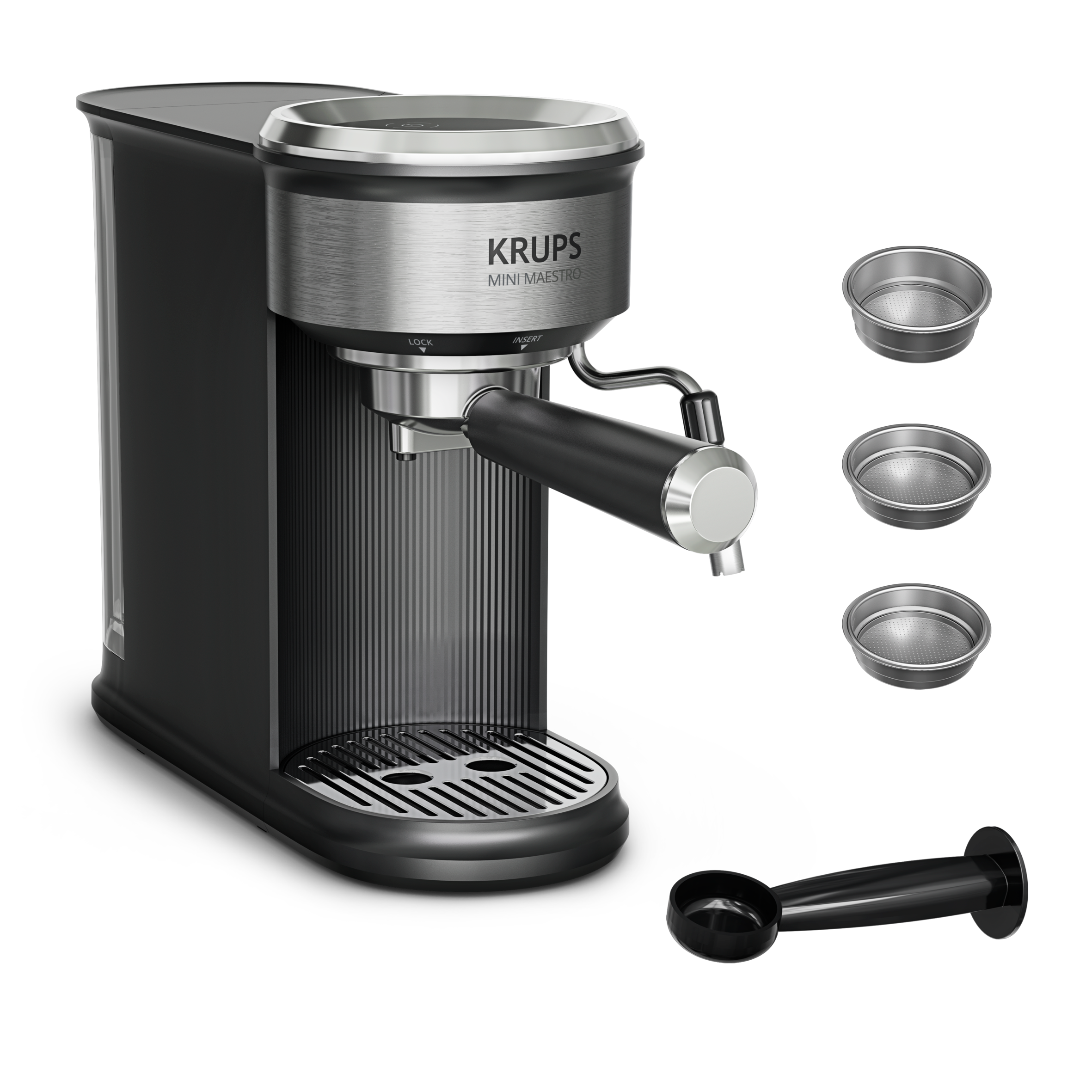 Mini Maestro Espressomaschine, 20 Bar, für heiße und kalte Kaffee-Kreationen