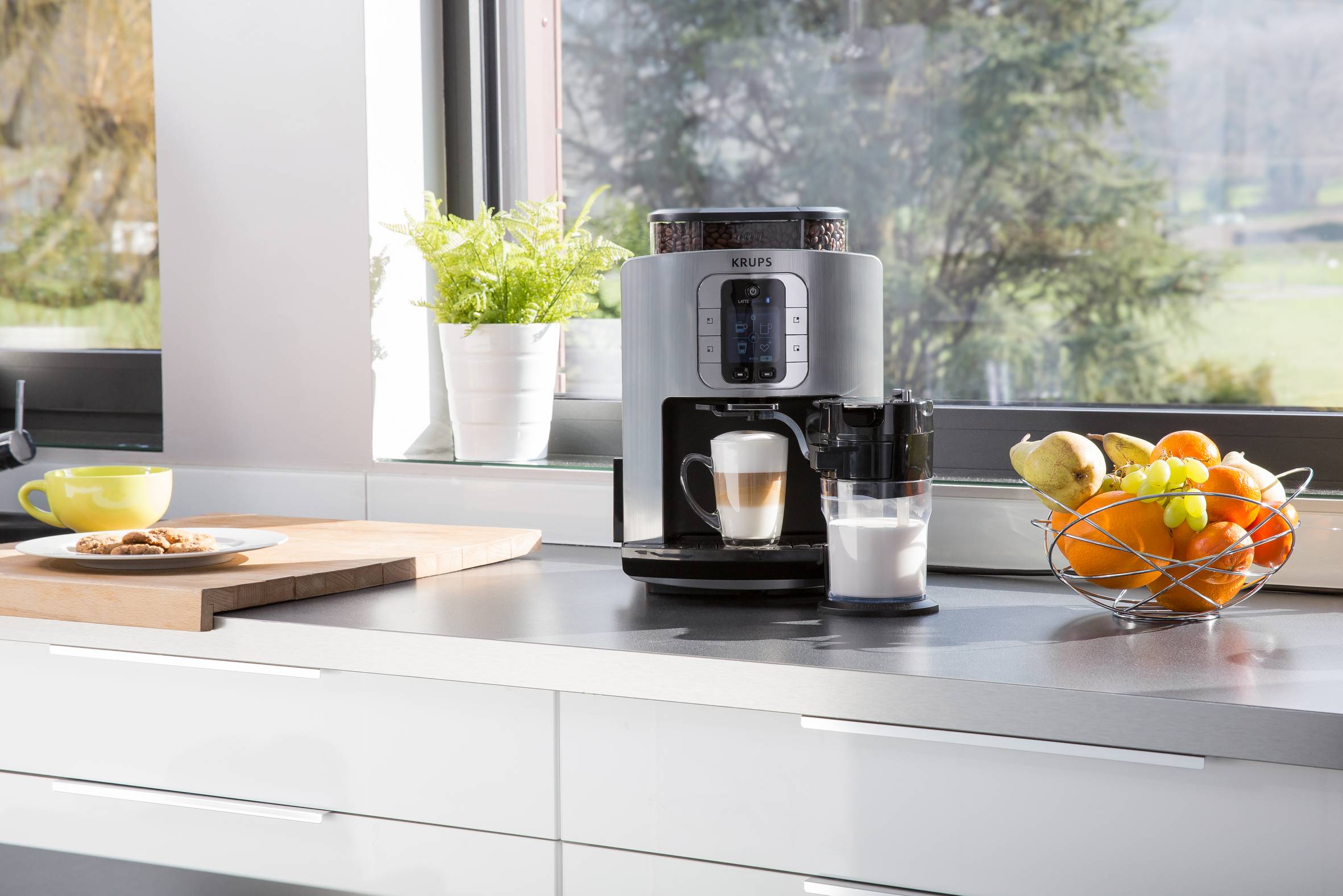 One-Touch-Cappuccino-System Latte Smart Silver