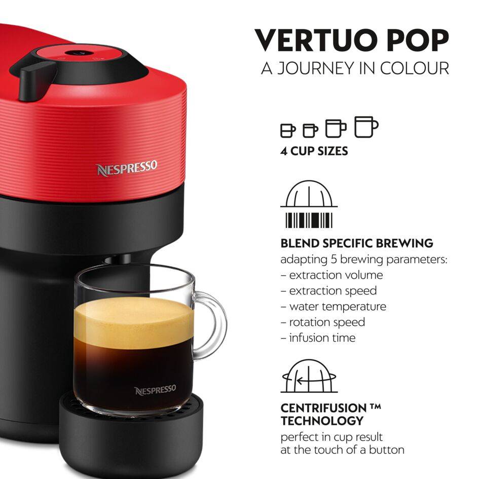 Nespresso Vertuo Pop Spicy Red XN9205