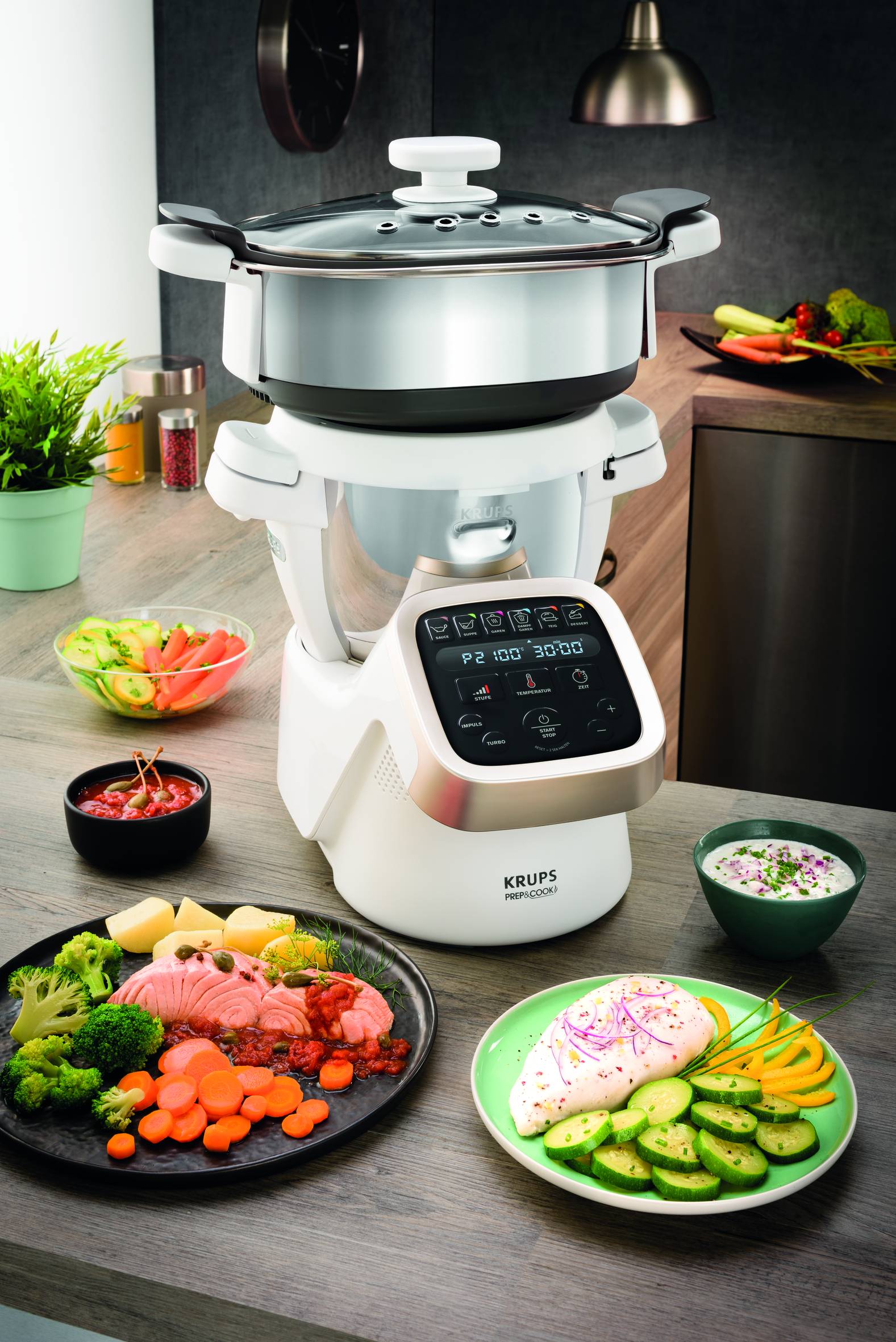 Prep&Cook Dampfgaraufsatz XF552D10