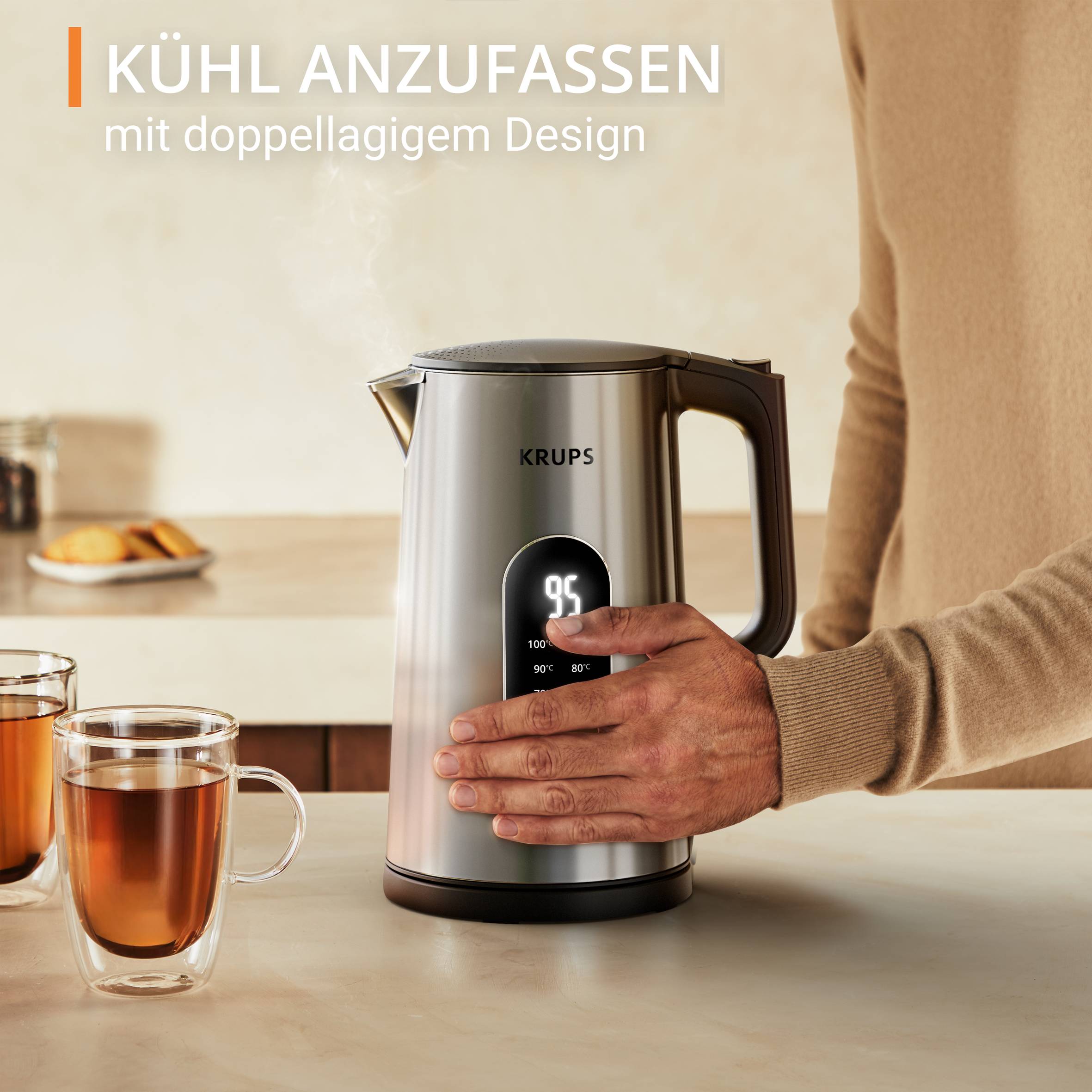 Wasserkocher Selection, 6 Temperaturen, Real-Time Display