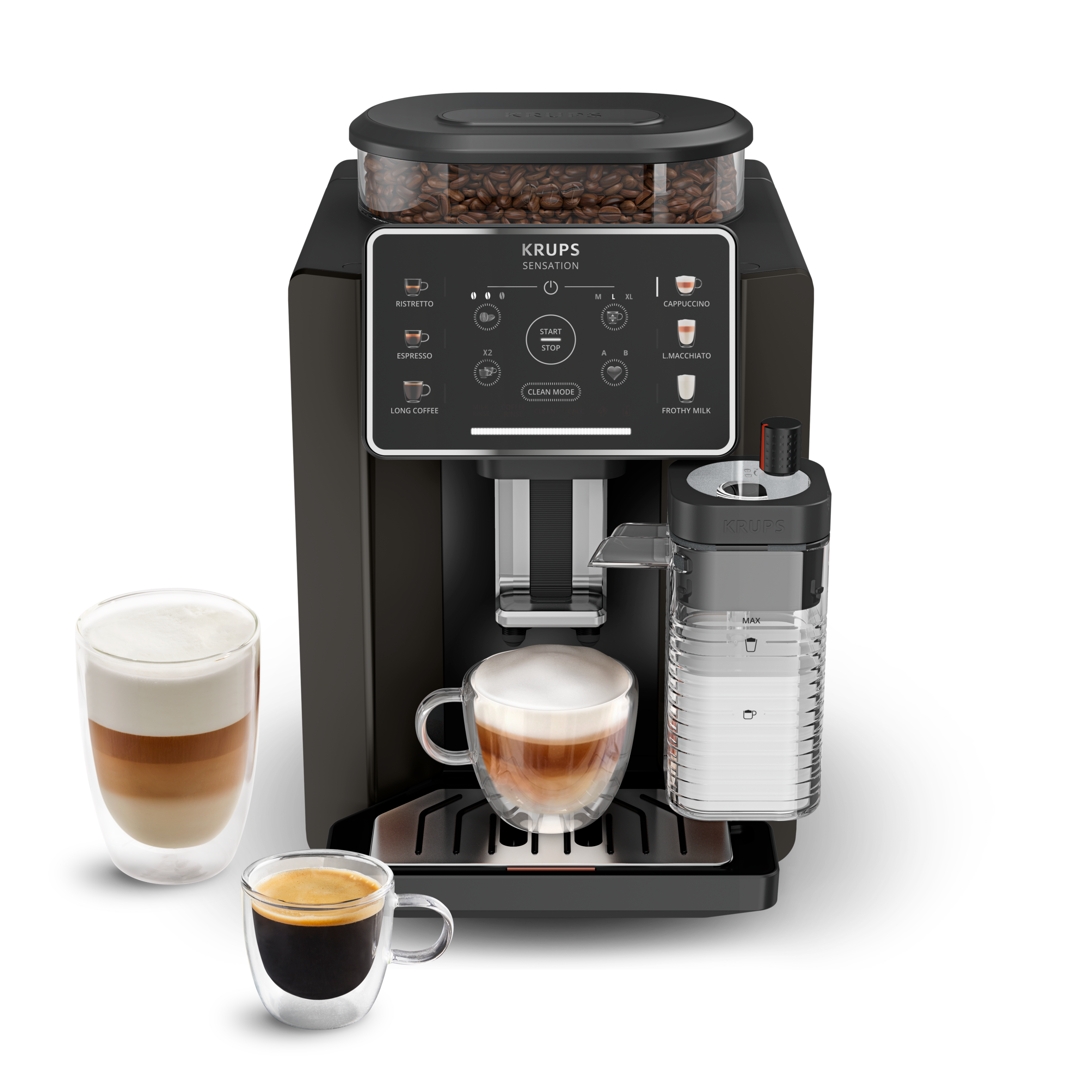 Sensation Milk M50, Kaffeevollautomat, 6 Kaffee- und Latte-Spezialitäten