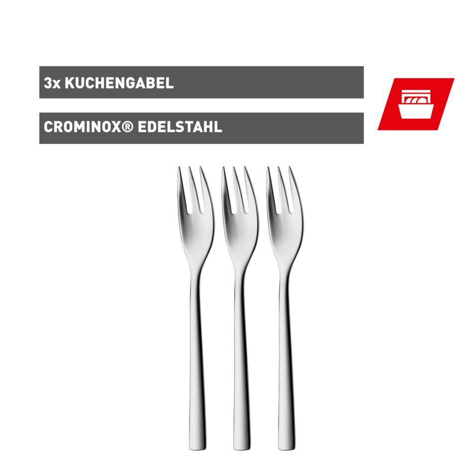 Silit Trend Kuchengabeln, 3 Stück
