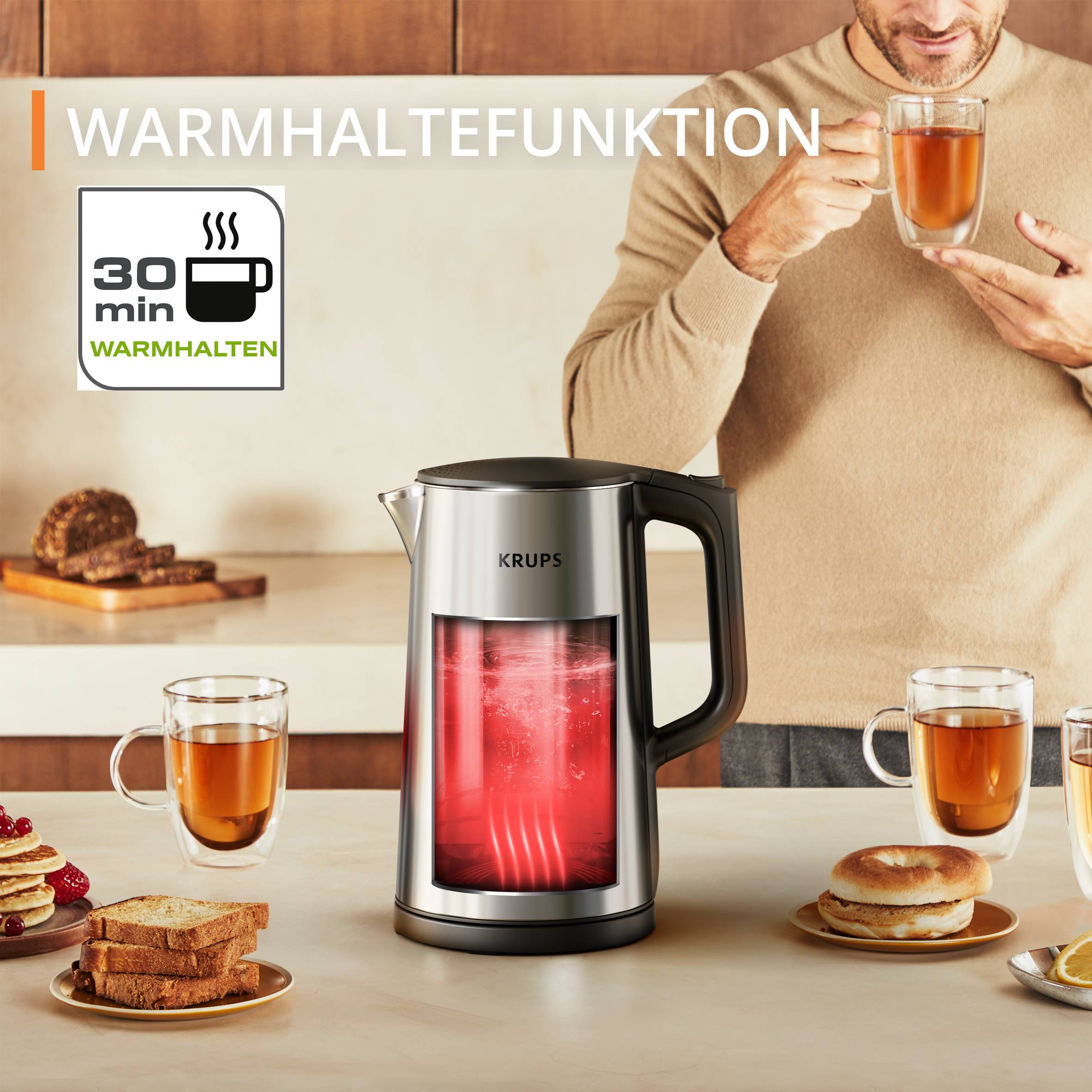 Wasserkocher Selection, 6 Temperaturen, Real-Time Display