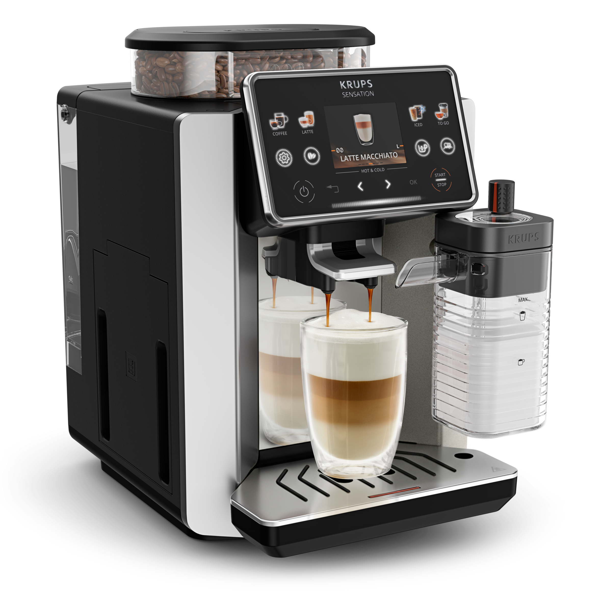 Sensation Elite Hot & Cold, Espresso-Kaffeevollautomat, 30 Rezepte