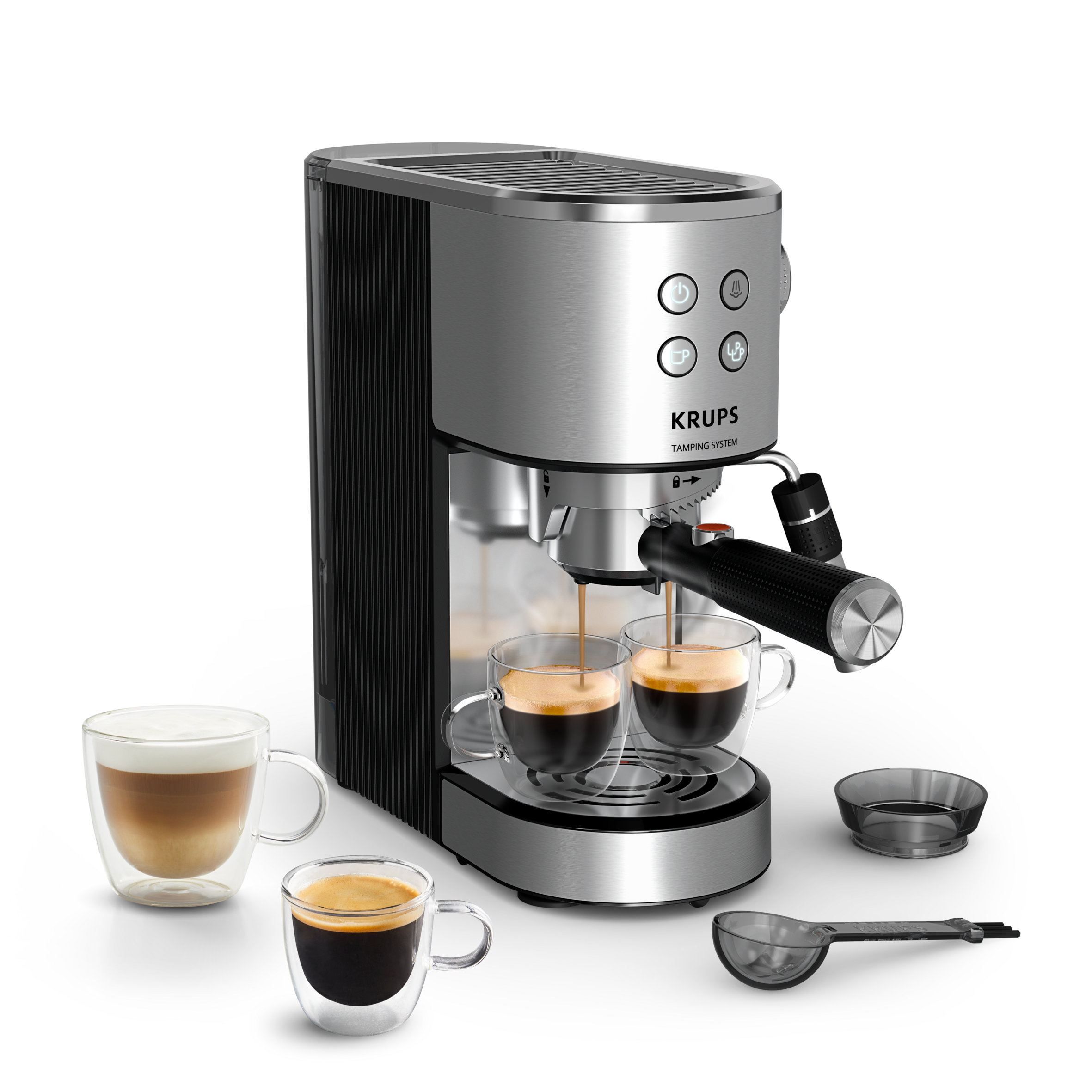 Virtuoso+ Tamping System, Espressomaschine, Barista-Qualität