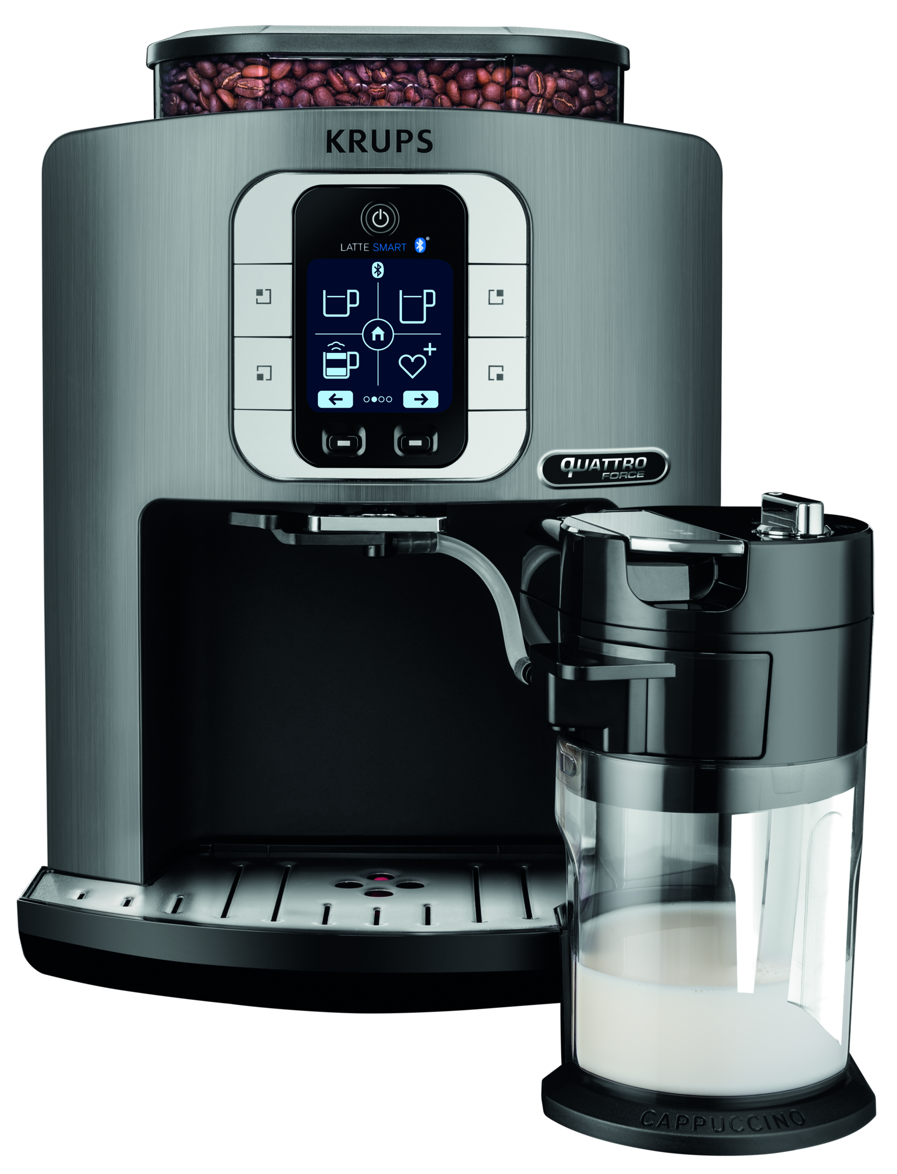 One-Touch-Cappuccino-System Latte Smart Silver