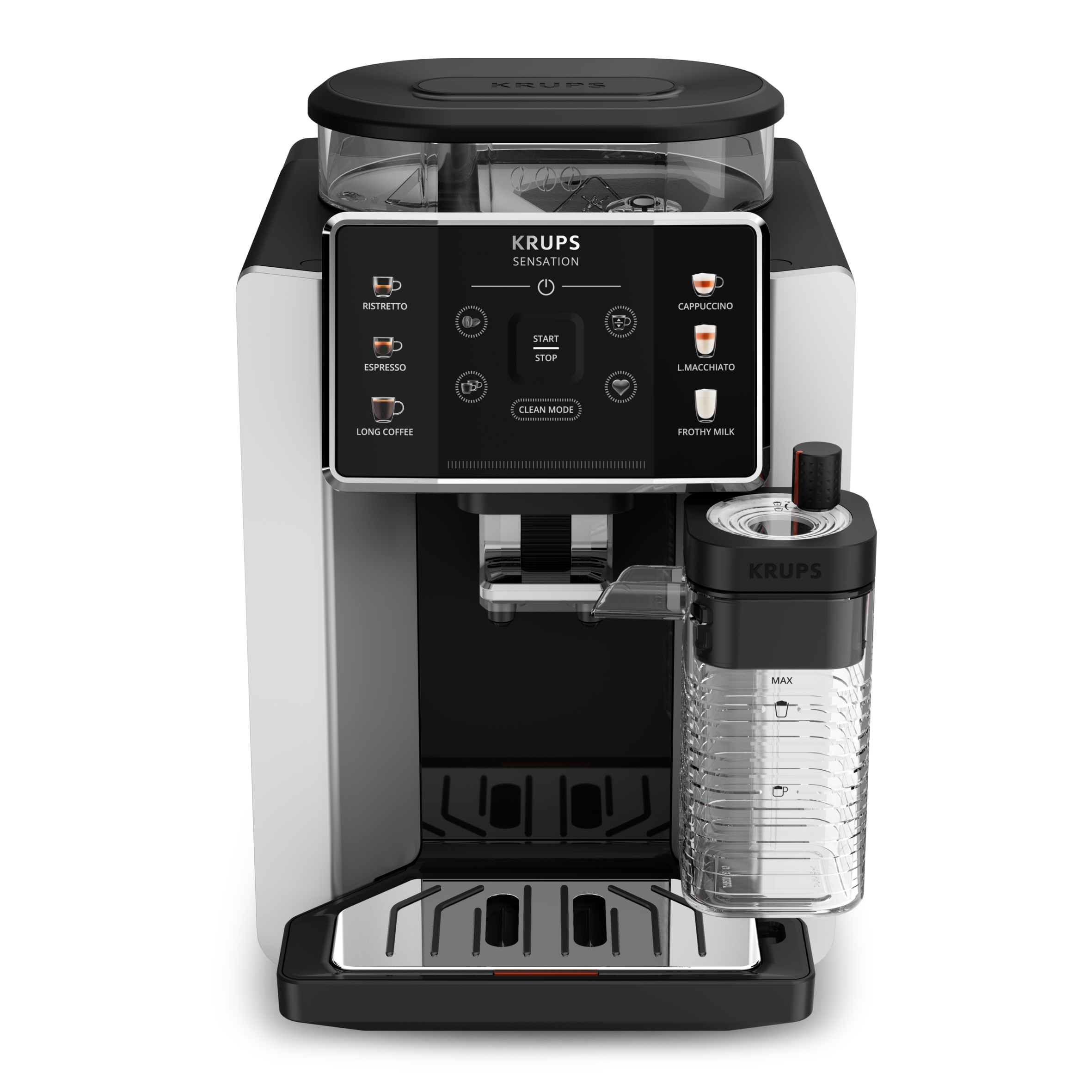 Sensation Milk, Kaffeevollautomat, 6 Kaffee- und Milchgetränke, Milk Maestro Technologie, Silber