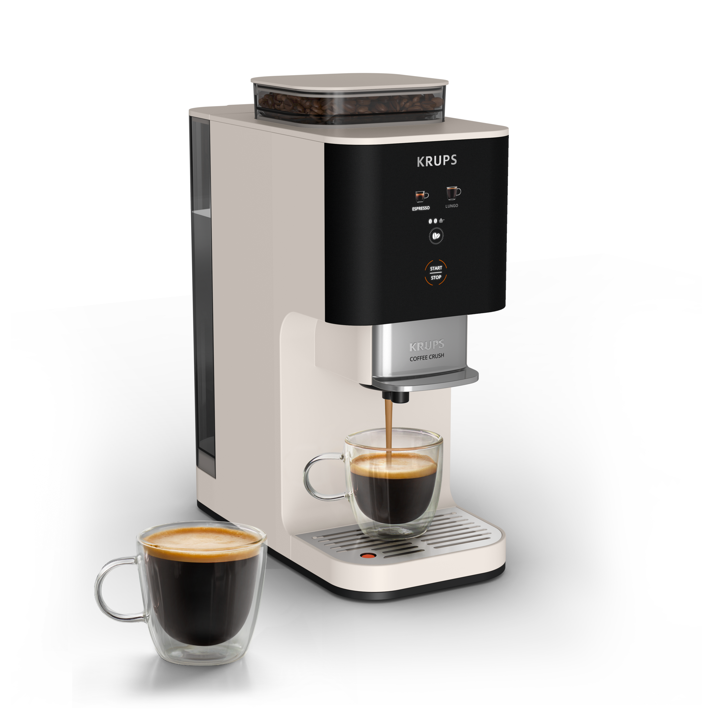 Coffee Crush, Espresso-Kaffeevollautomat, kompaktes Design