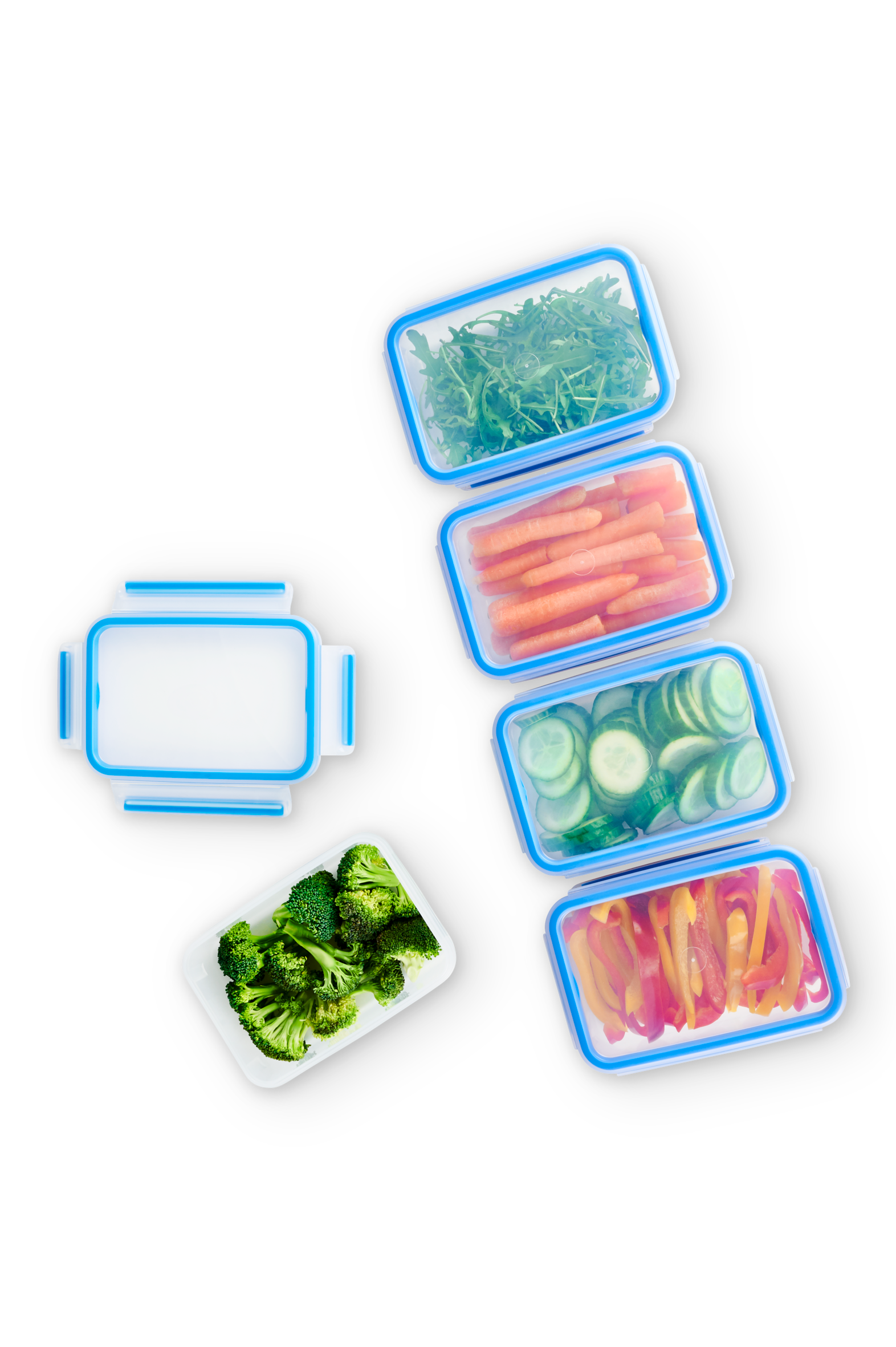 CLIP & CLOSE FRISCHHALTEDOSEN 5-teiliges SET 0,8L N10307