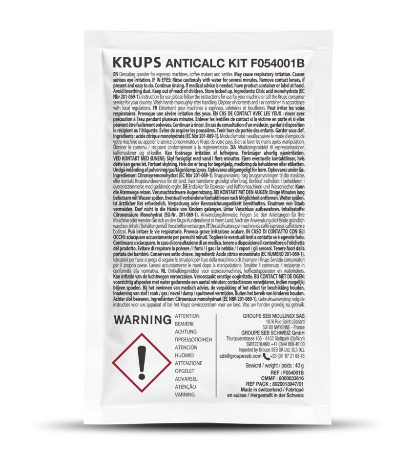 Entkalker in Pulverform 2 Stk. F054001B