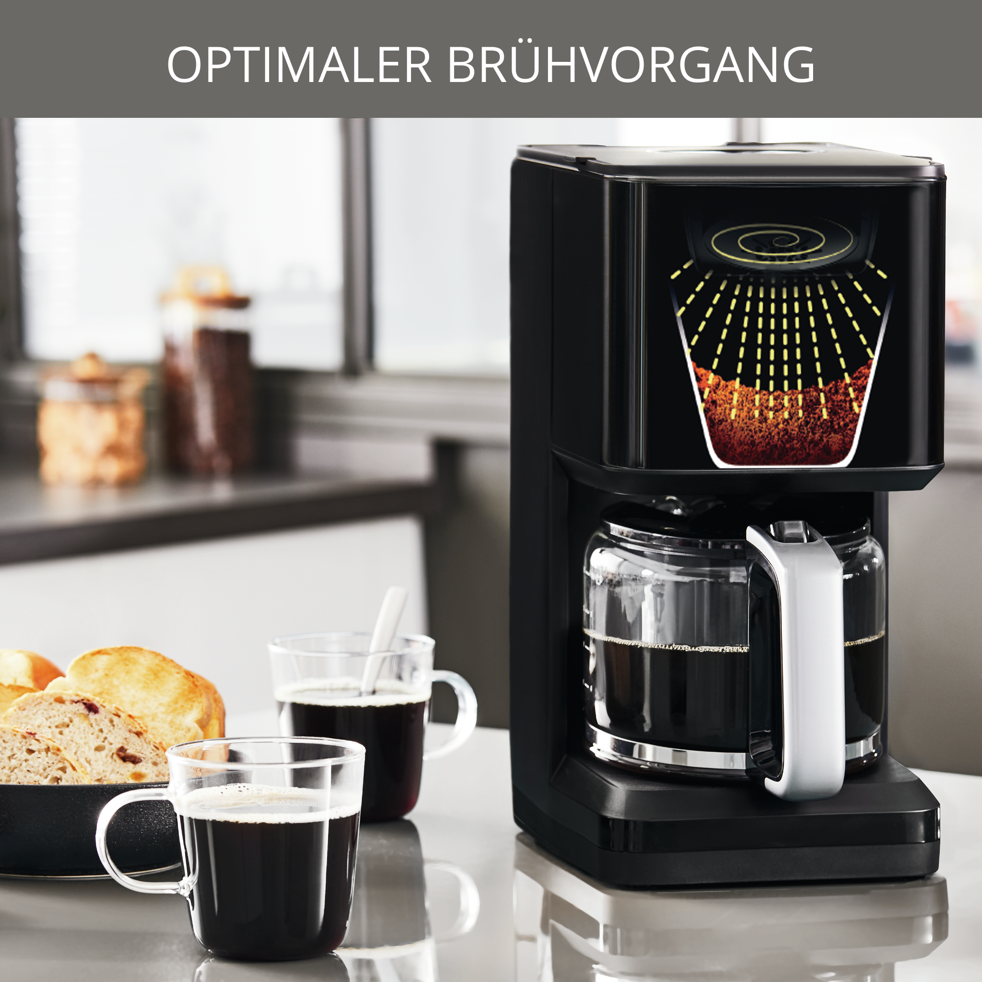 Smart'n Light Filterkaffeemaschine KM6008