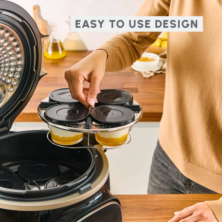 Set mit 8 Gläsern, Zubehör für multifunktionales Küchengerät Cookeo, einfache Handhabung XA6140E2