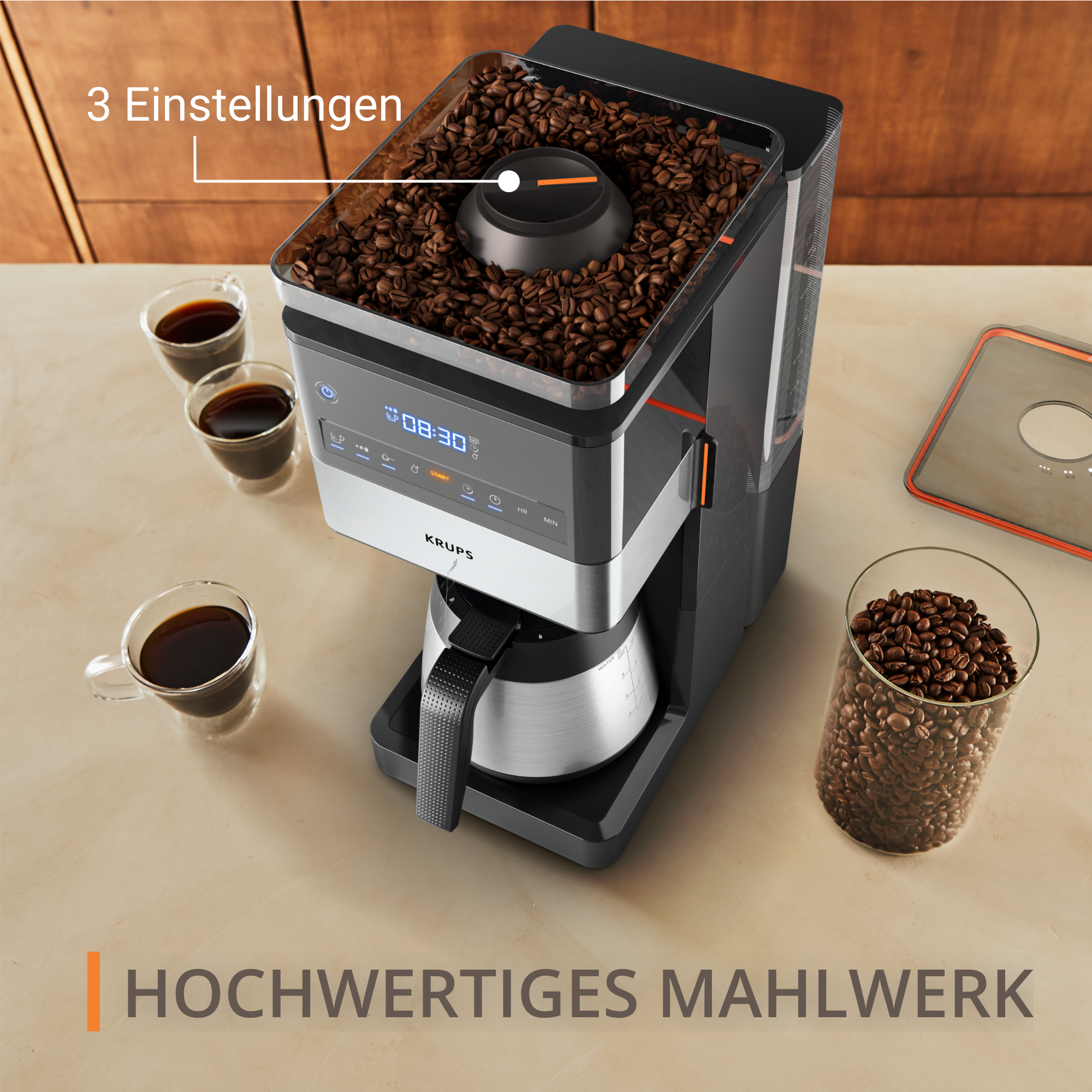 Grind Aroma XL Filterkaffeemaschine KT8428