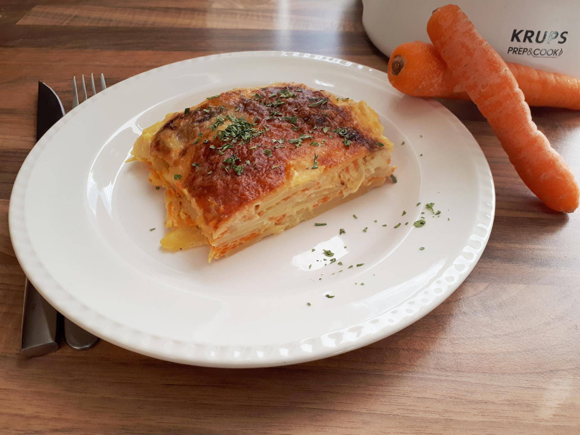 Kartoffel-Möhren-Gratin - Rezepte Prep & Cook | Krups