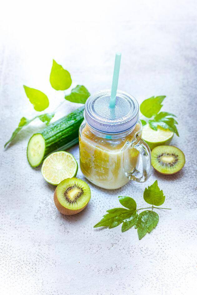 Smoothie aus Gurke, Kiwi, Apfel und Limette - Rezepte Perfectmix + | Krups