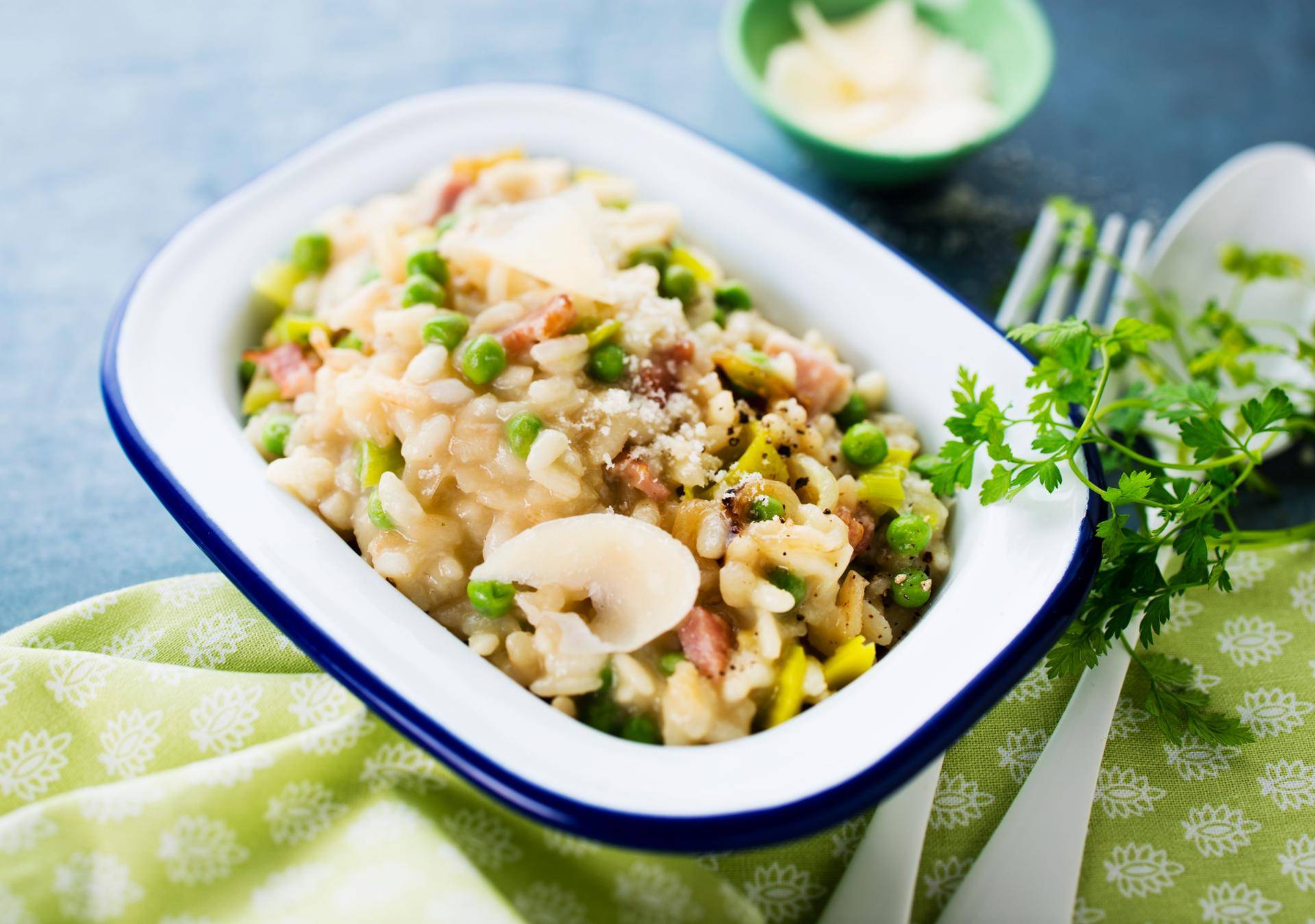 Erbsen-Schinken-Risotto - Rezepte Cookeo | Krups Erbsen-Schinken-Risotto - Rezepte Cookeo | Krups