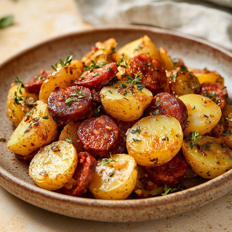 Spanisch gebratene Kartoffeln mit Chorizo - Rezepte Cookeo Infinity 17in1 | Krups