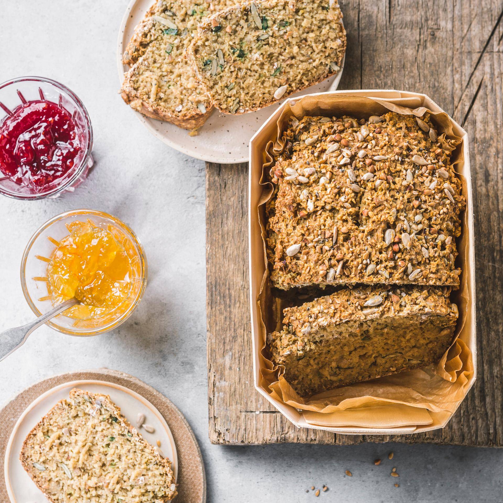 Veganes Brot mit pflanzlichem Joghurt und Haferflocken - Rezepte Prep & Cook | Krups
