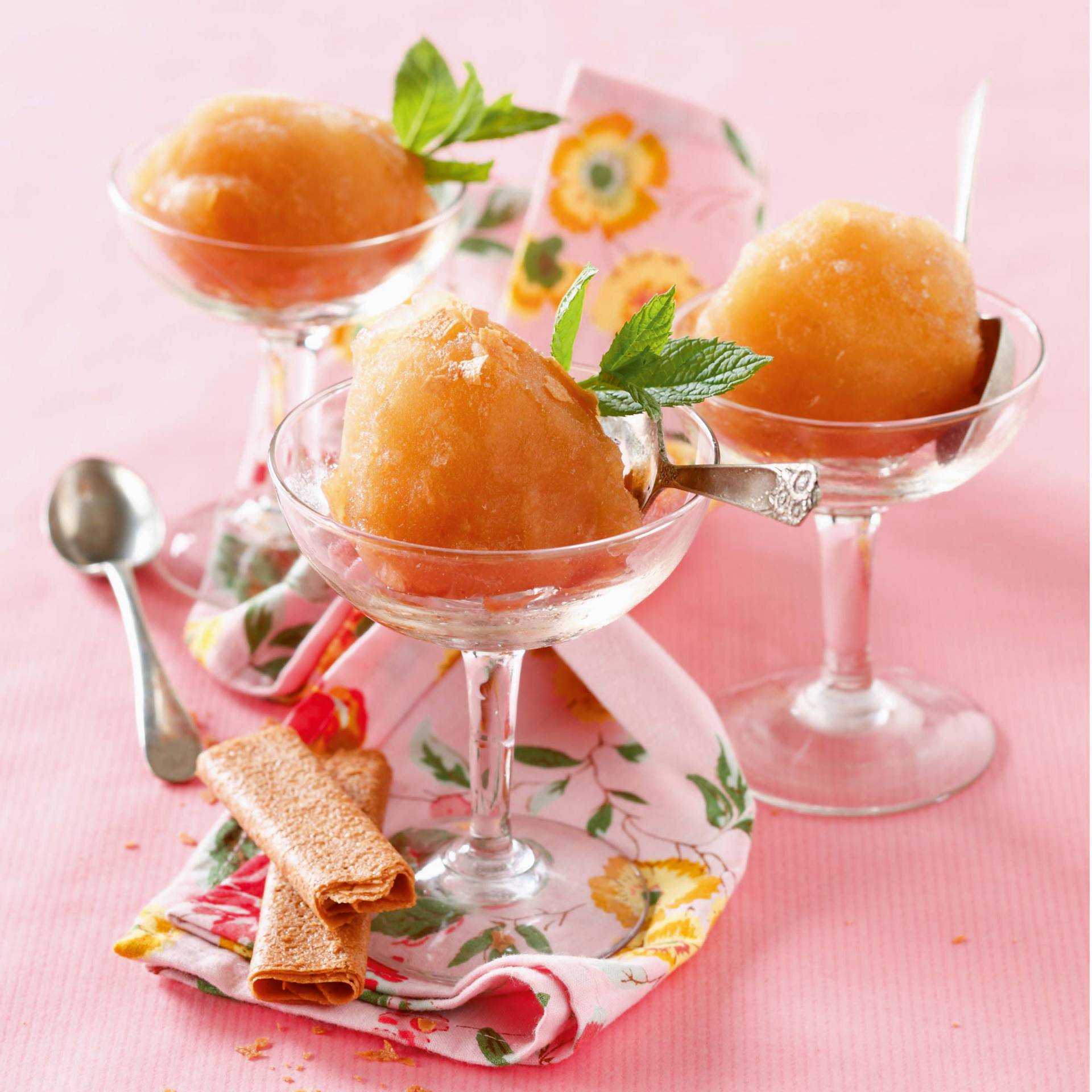 Melonensorbet mit weißem Portwein-Sirup - Rezepte undefined | Krups
