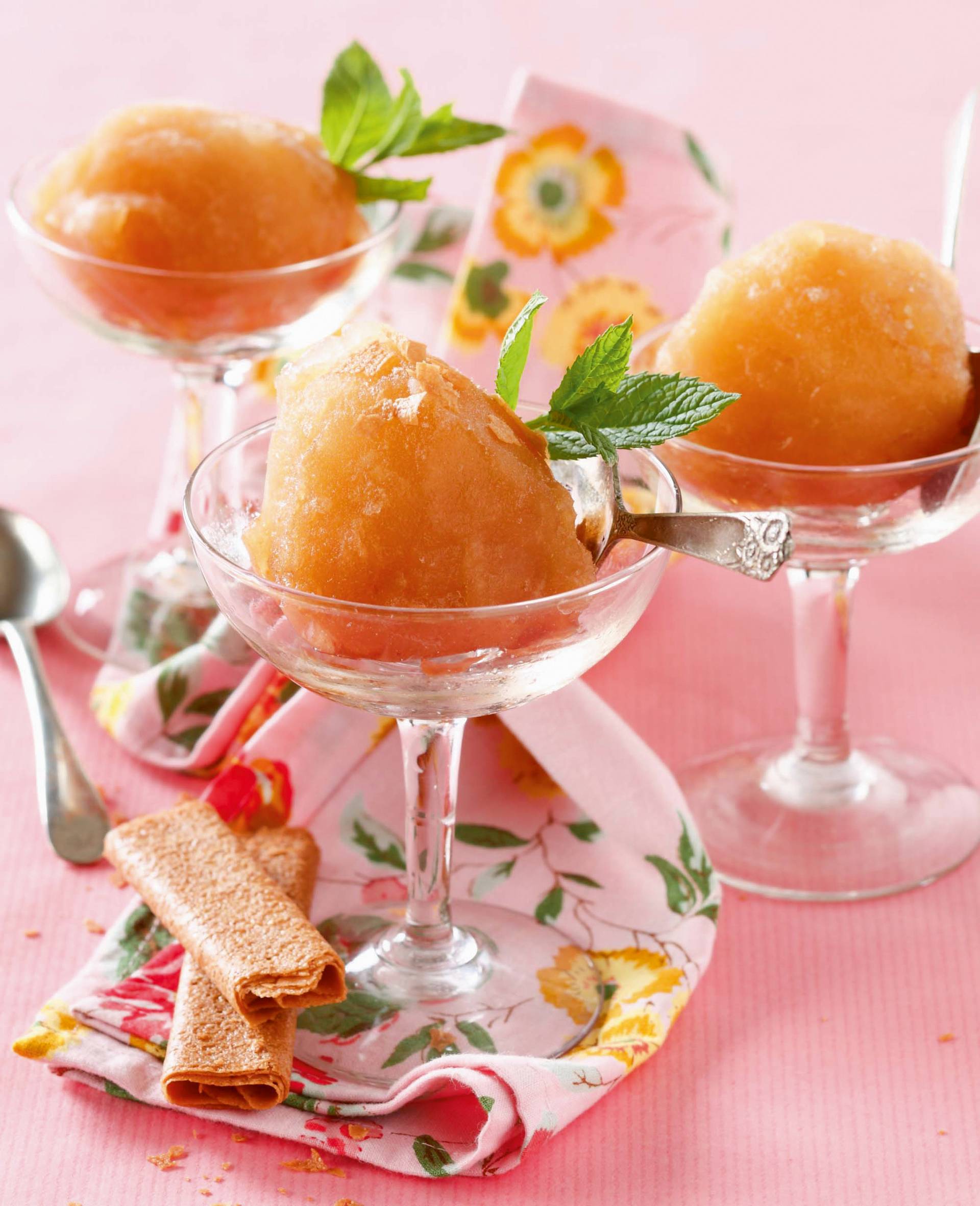 Melonensorbet mit weißem Portwein-Sirup - Rezepte undefined | Krups