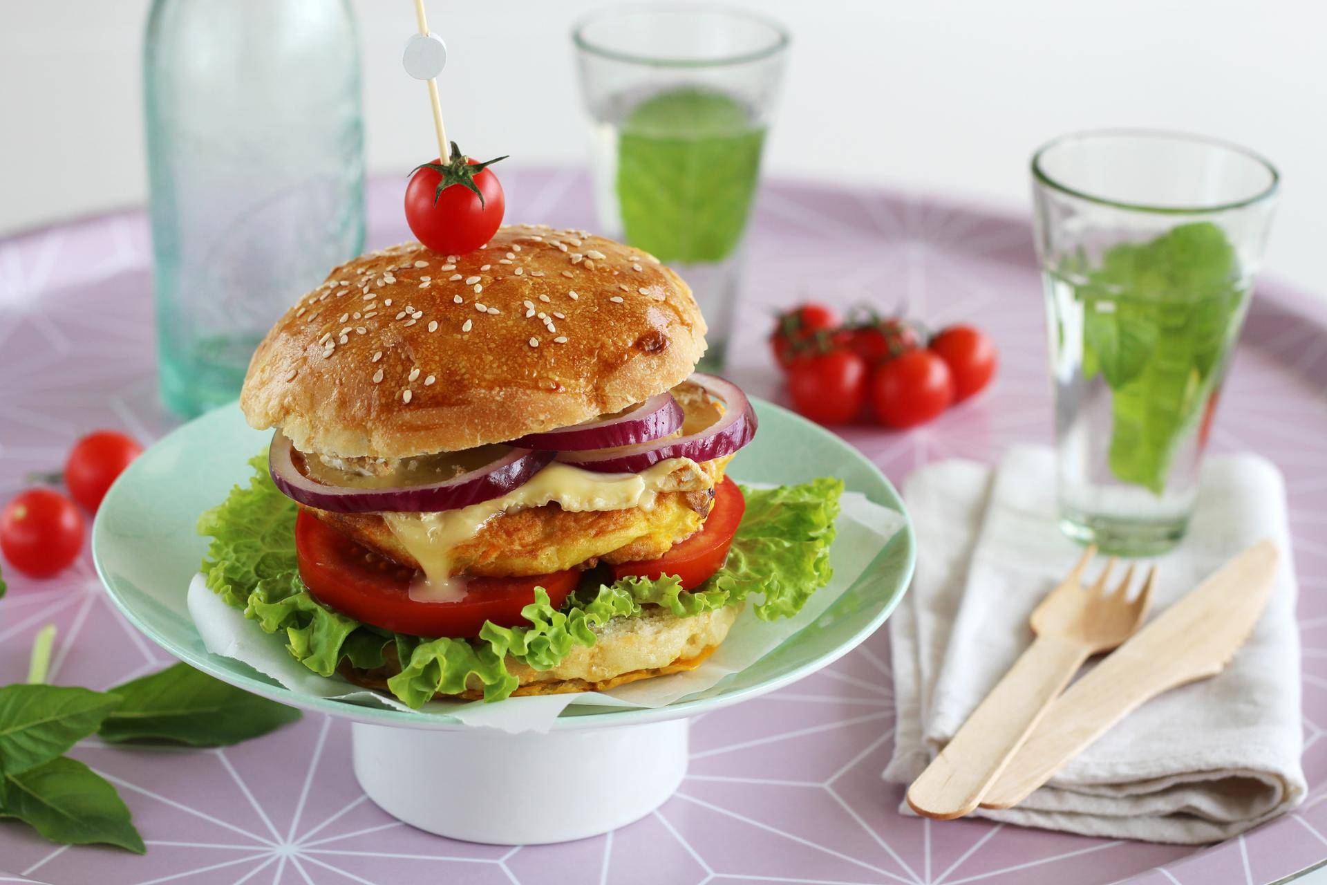 Veggie-Burger - Rezepte Prep & Cook Connect | Krups