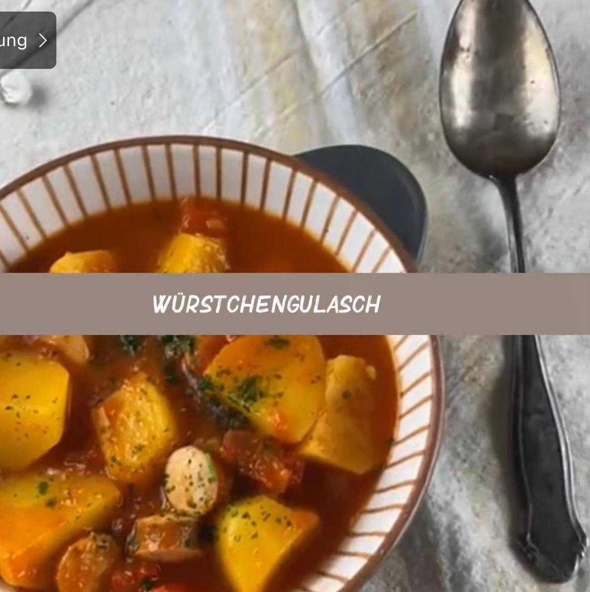 Würstchengulasch mit Kartoffeln - Rezepte Prep & Cook Connect XL | Krups