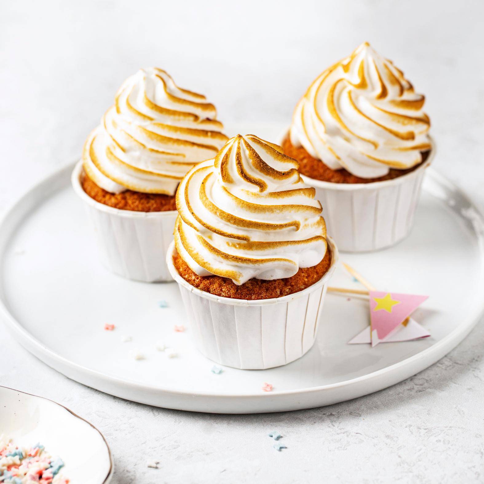 Cupcakes mit Baiser - Rezepte Kitchen Machines Touch/Touch + | Krups