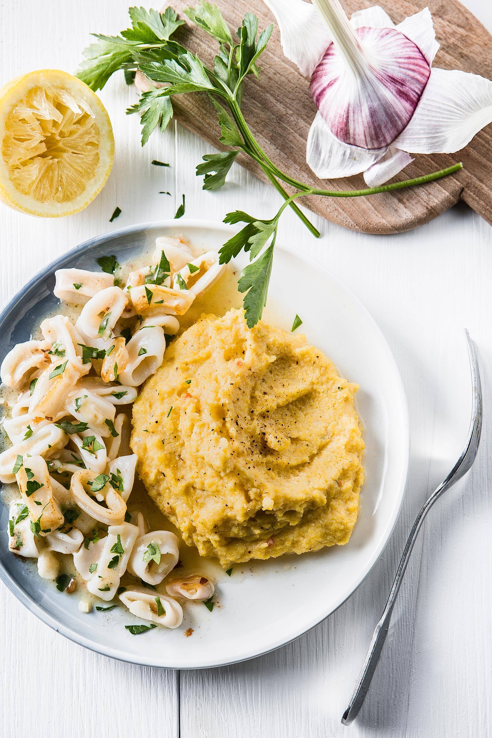 Tintenfisch mit Polenta - Rezepte Cookeo | Krups