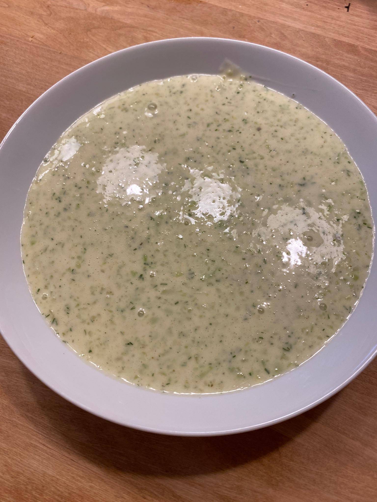 Gurkencremesuppe - Rezepte Prep & Cook Connect XL | Krups