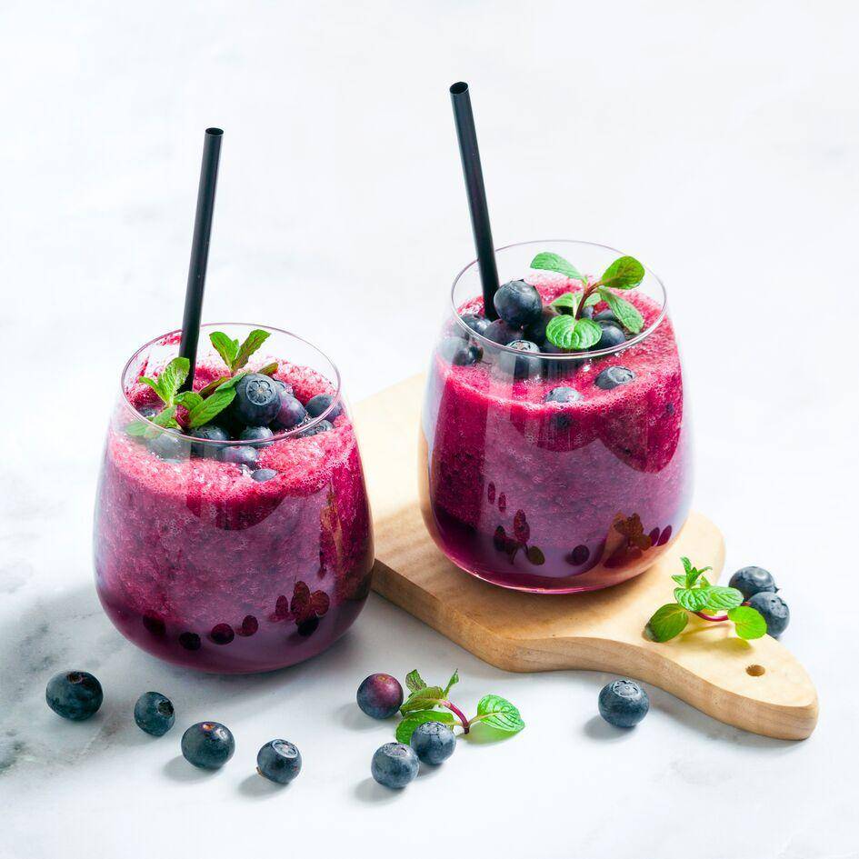 Erdnussbutter-Blaubeer-Smoothie - Rezepte Perfectmix + | Krups
