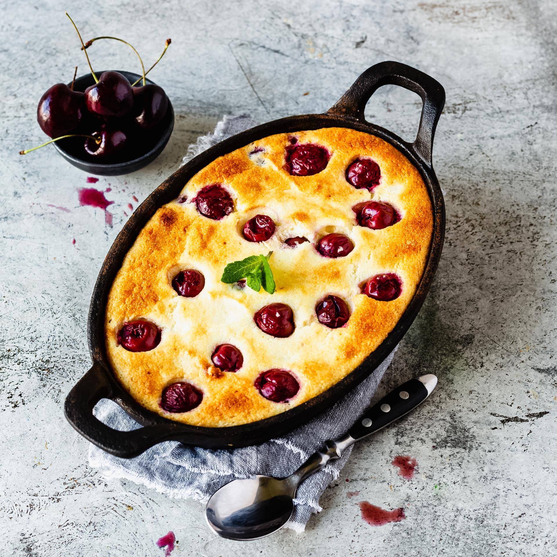 Quarkauflauf mit Kirschen - Rezepte Prep & Cook Connect | Krups