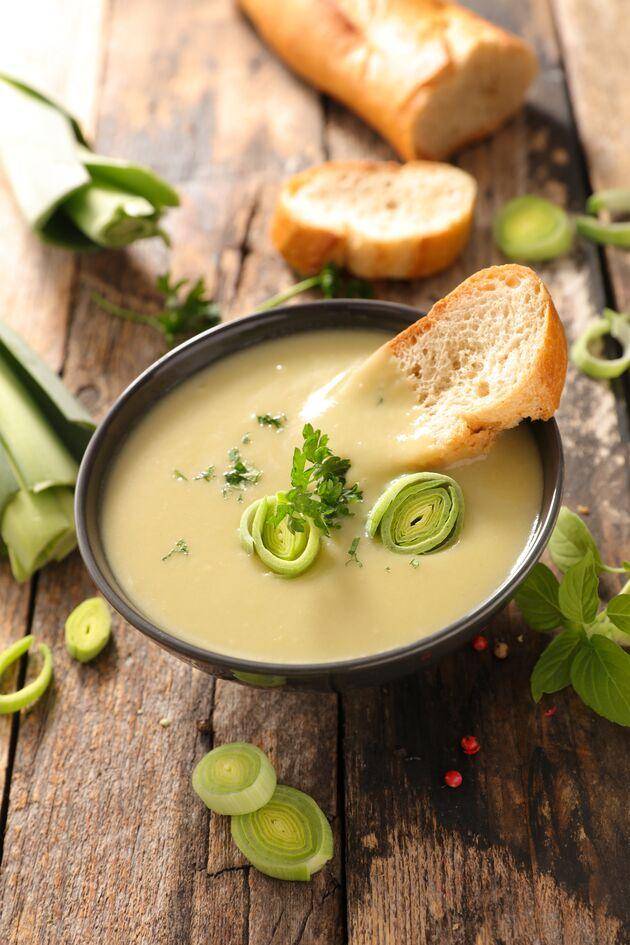 Lauchcremesuppe mit Roquefort - Rezepte Perfectmix Cook | Krups