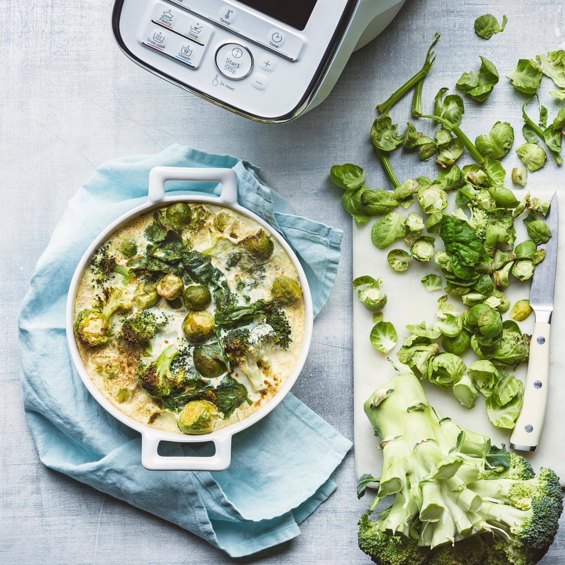 Grünes Gemüse Gratin - Rezepte undefined | Krups