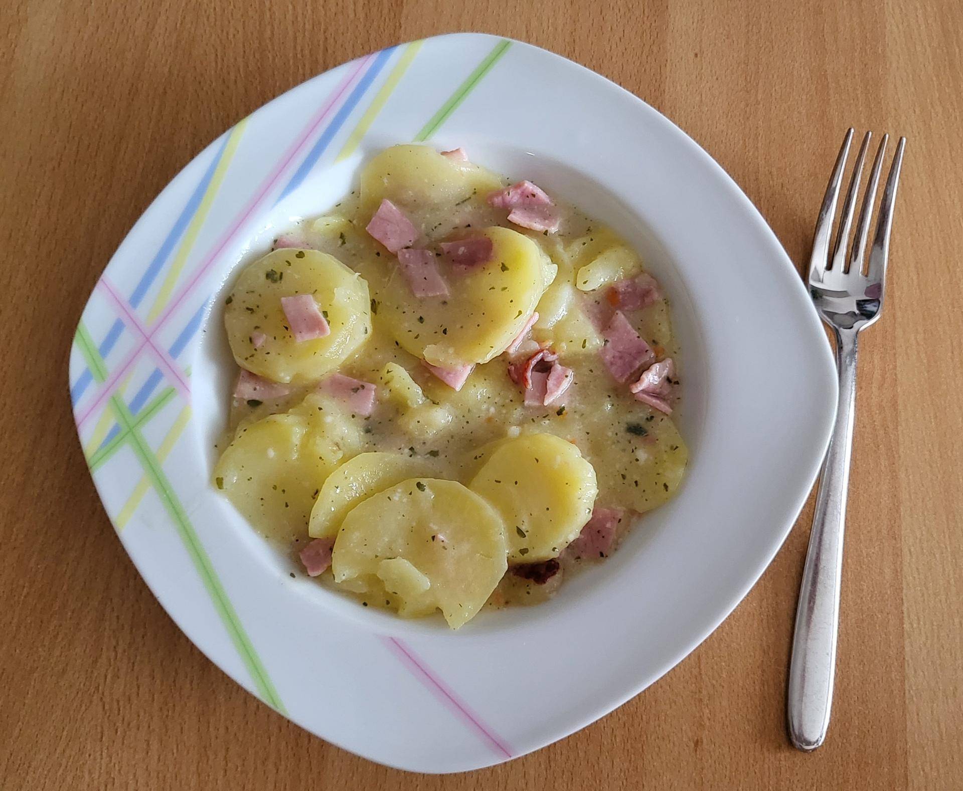 One Pot Kartoffel in Schinken Käse Sauce - Rezepte Cookeo | Krups