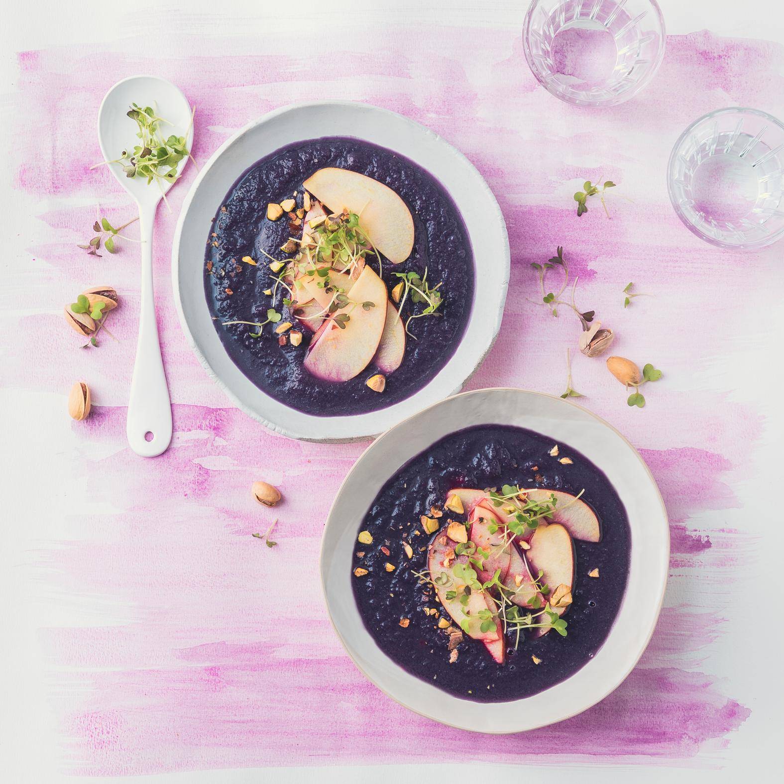 Rotkohl- und Süßkartoffelsuppe - Rezepte Prep & Cook Connect XL | Krups
