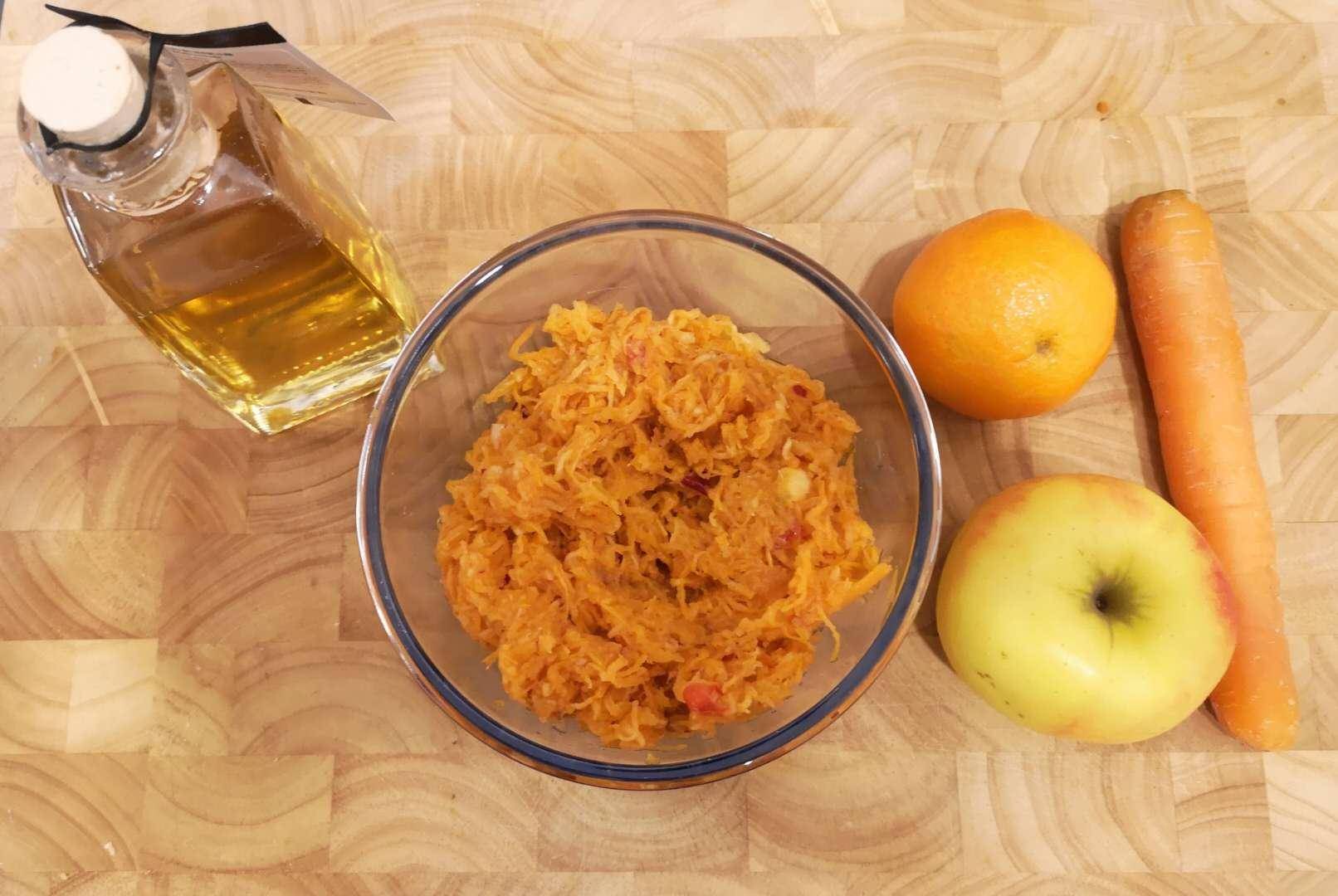 Karotten Apfel Mandarinen Rohkostsalat - Rezepte Prep & Cook Connect | Krups