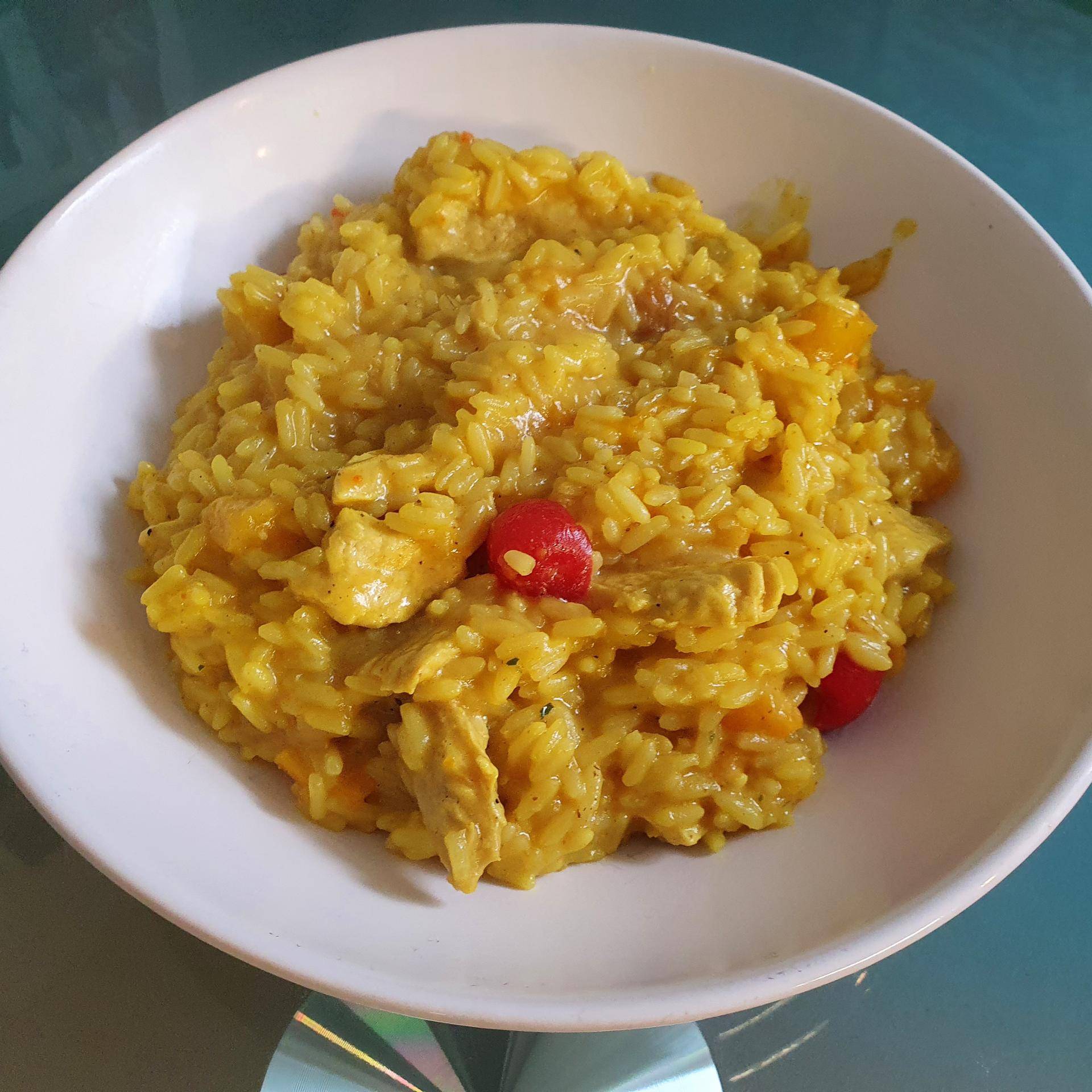 Fruchtiger Curry-Reis mit Hähnchen - Rezepte Cookeo | Krups