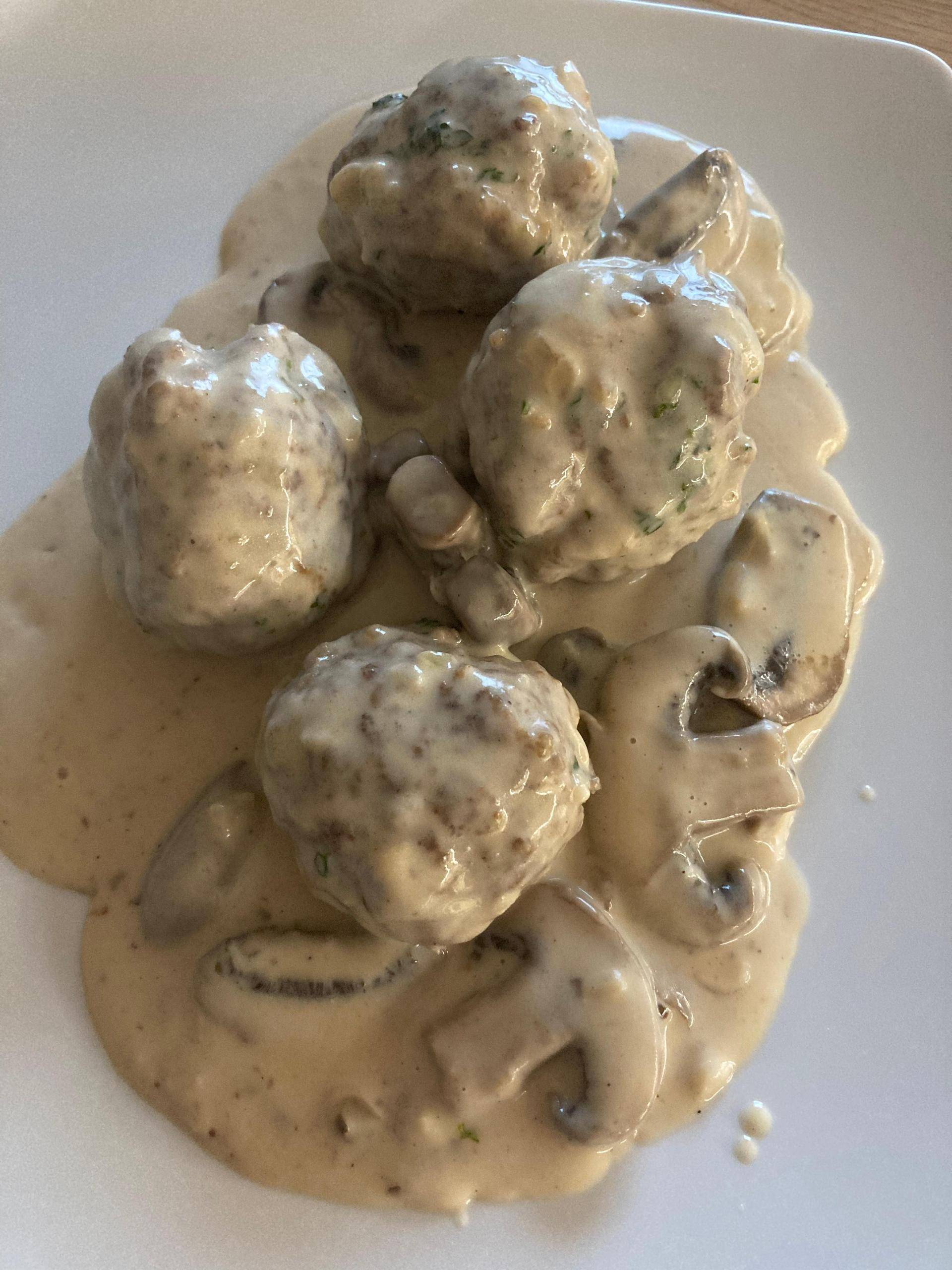 Köttbullar in Champignon-Rahmsoße - Rezepte Prep & Cook XL | Krups