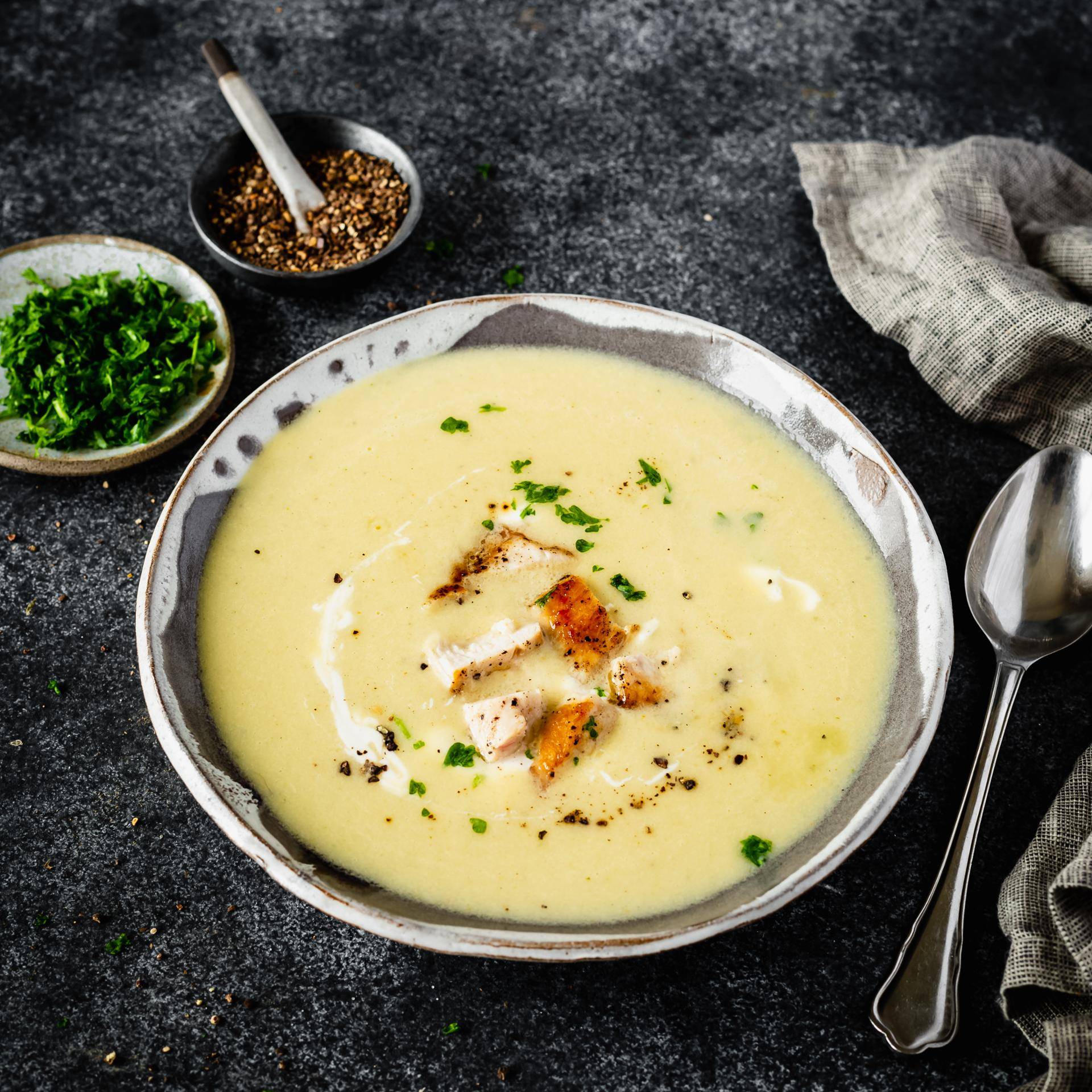Kohlrabisuppe mit Hähnchen - Rezepte Prep & Cook | Krups
