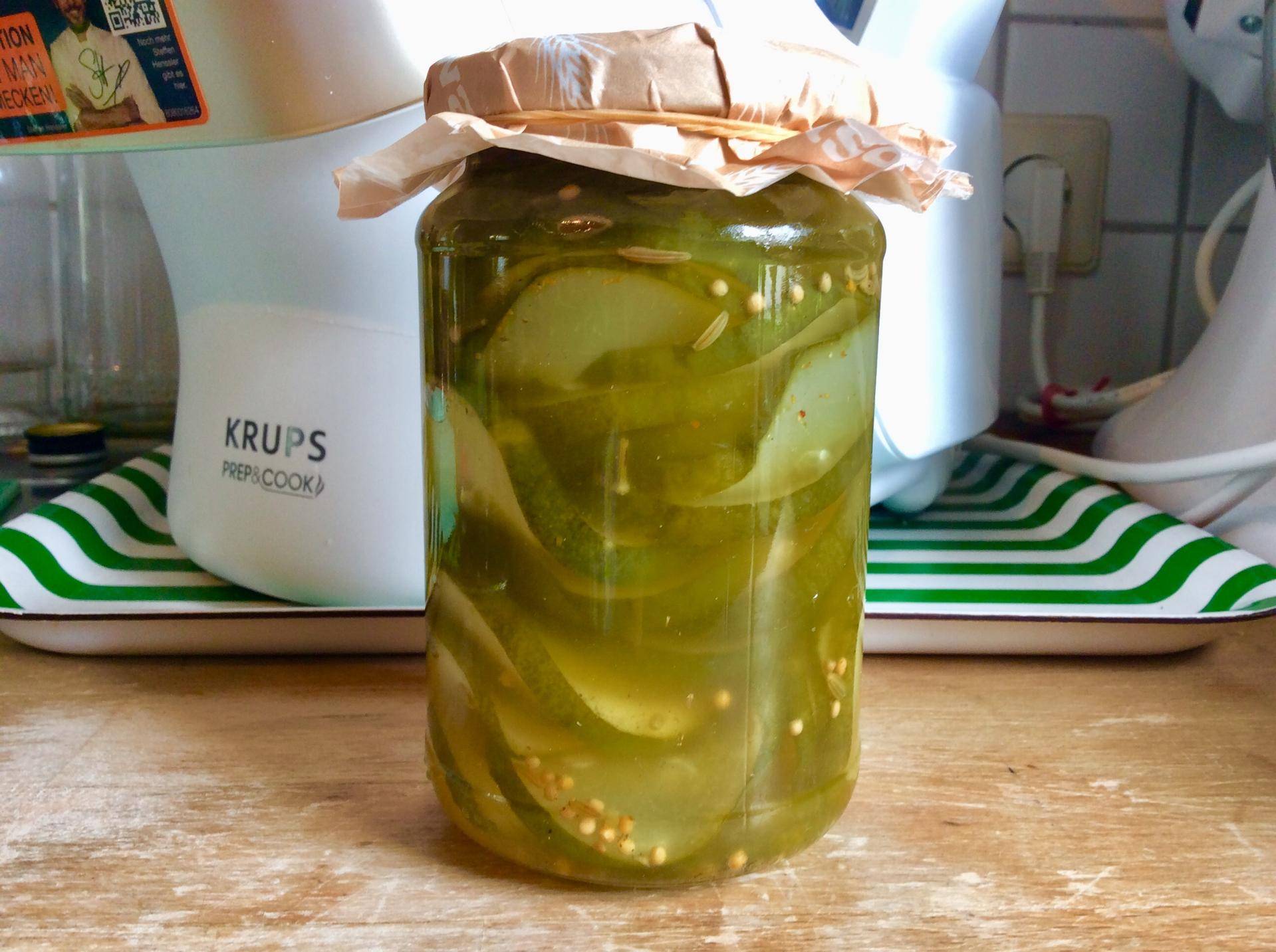 Gurkenscheiben „süßsauer“ (ein Glas) - Rezepte Prep & Cook | Krups