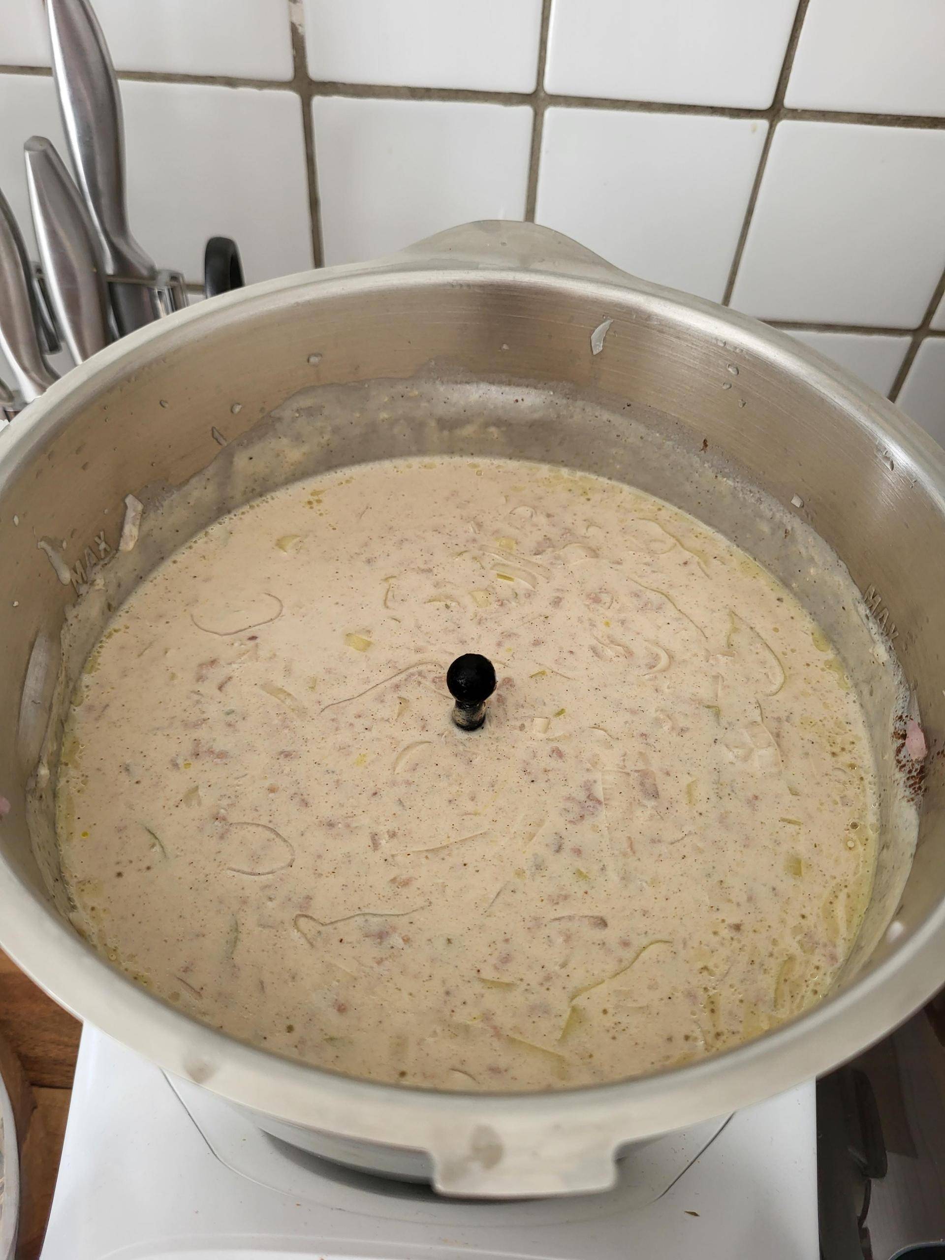 Hackfleisch-Lauch-Suppe - Rezepte Prep & Cook Connect XL | Krups