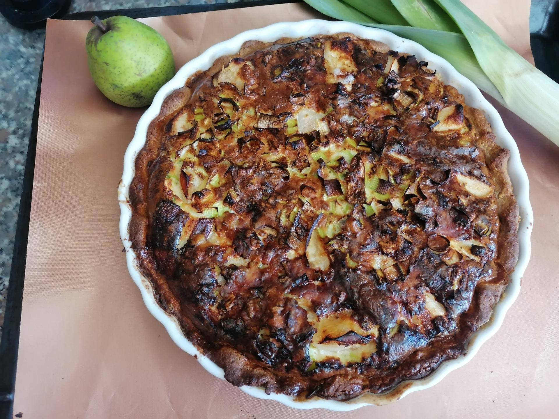 Herbstliche Birnen Quiche - Rezepte Prep & Cook Connect XL | Krups