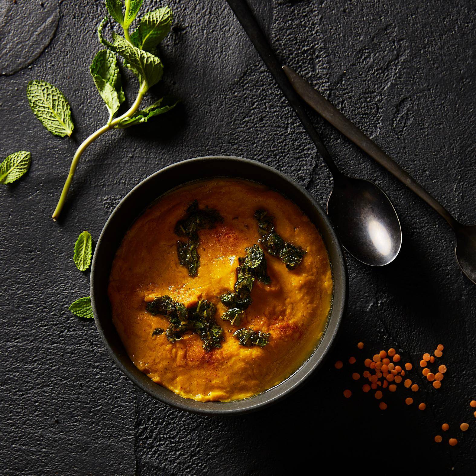 Türkische rote Linsensuppe mit Zitrone und Minze - Rezepte Perfectmix Cook | Krups