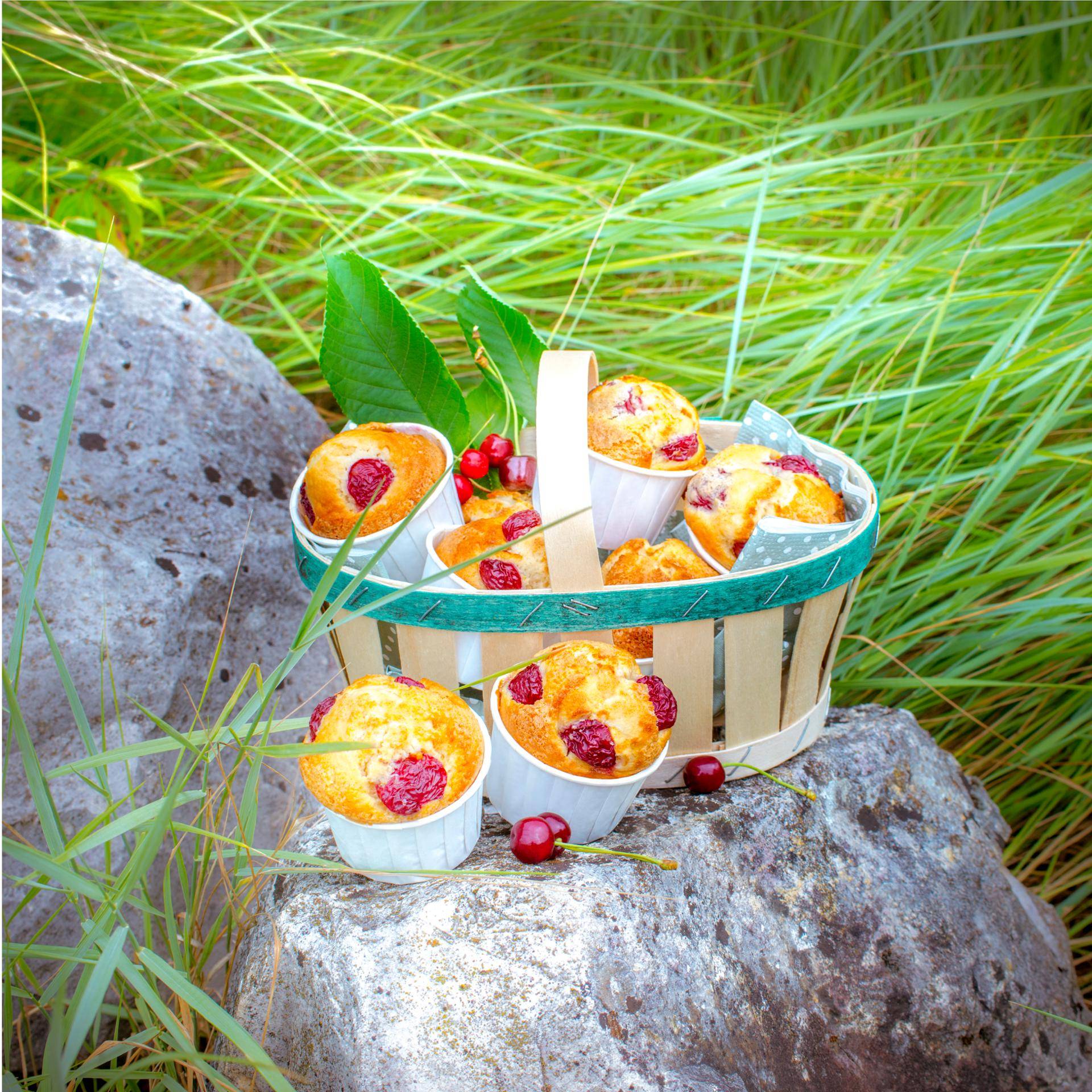 Kirsch-Mandel-Muffins - Rezepte Prep & Cook Connect | Krups