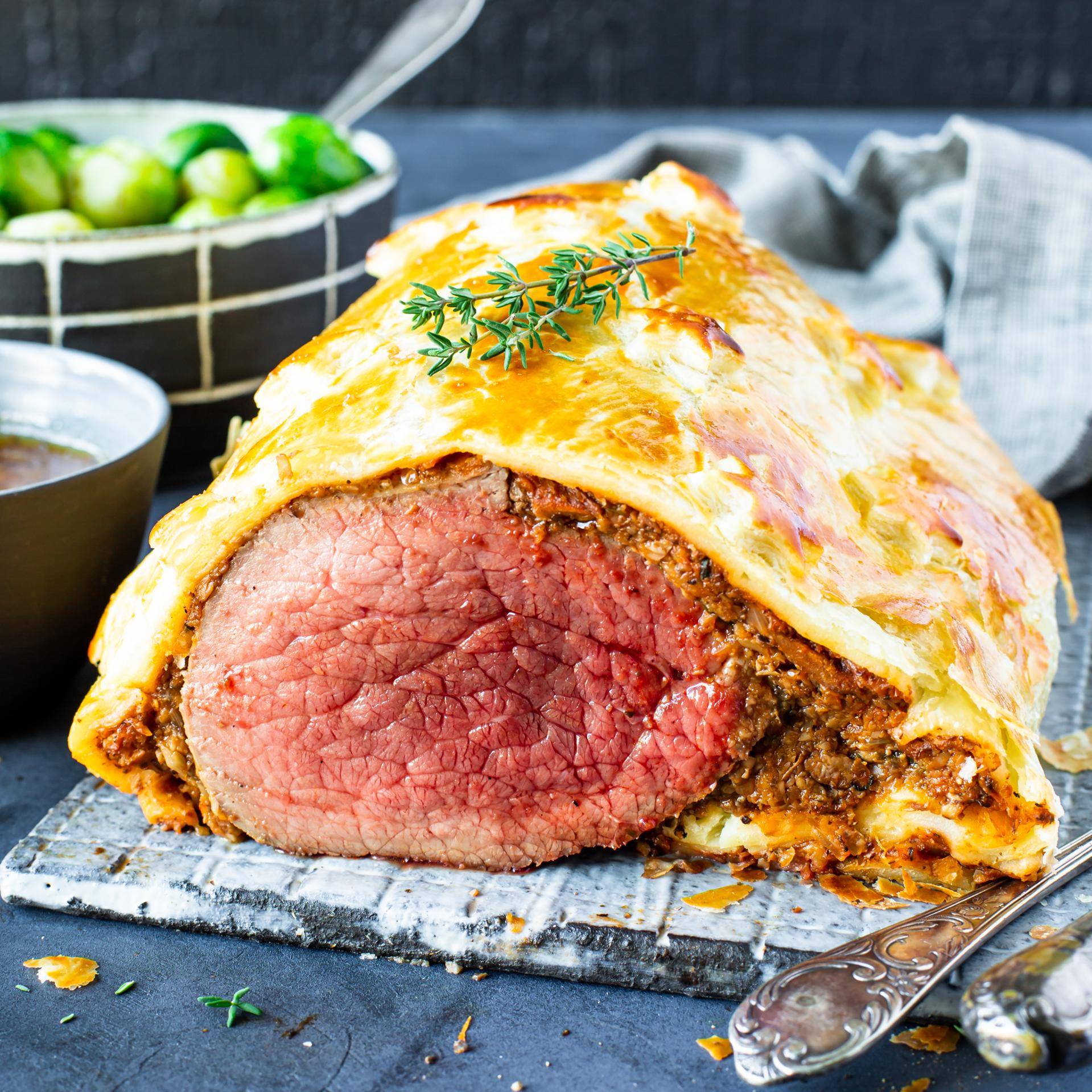 Filet Wellington mit Rosenkohl und Portweinsauce - Rezepte Prep & Cook | Krups