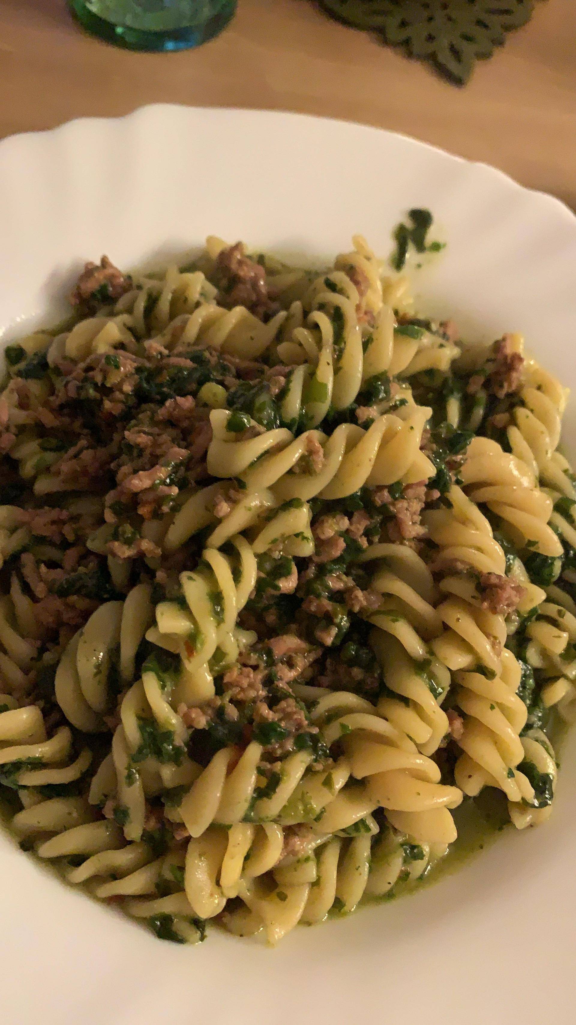 Hackfleischnudeln mit Spinat - Rezepte Cookeo | Krups