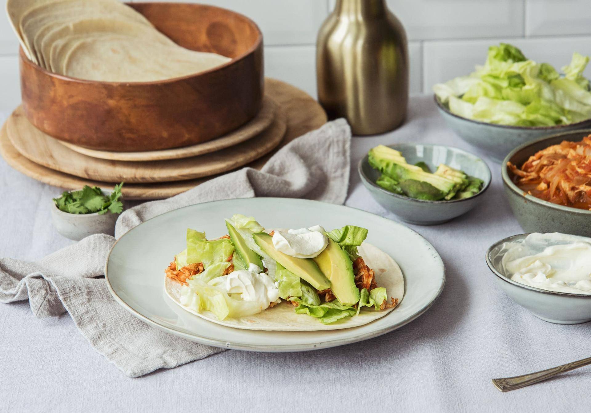 Mexikanische Hähnchen-Tacos - Rezepte undefined | Krups