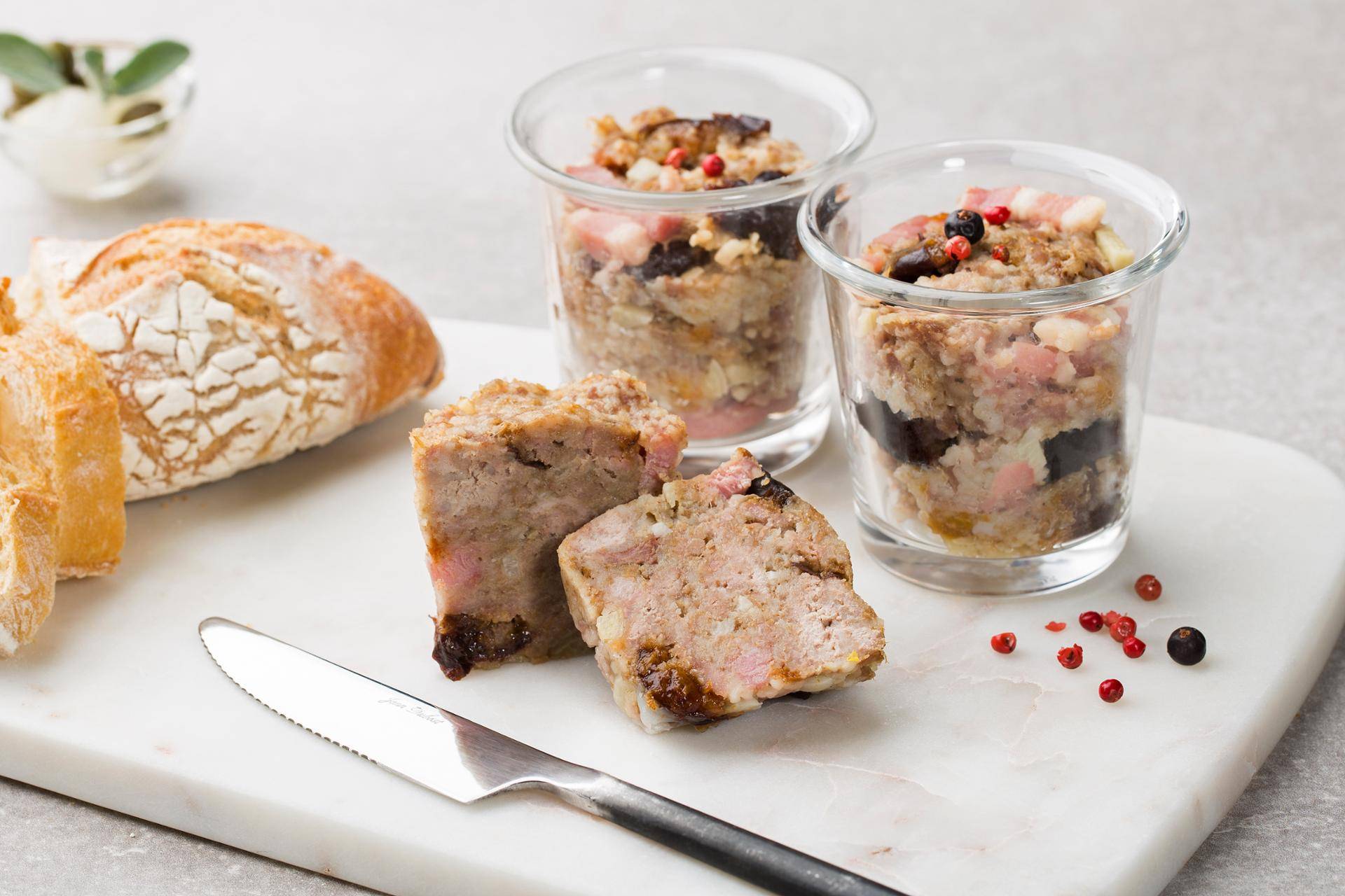 Schweinefleisch-Terrine mit Pflaumen - Rezepte Cookeo | Krups
