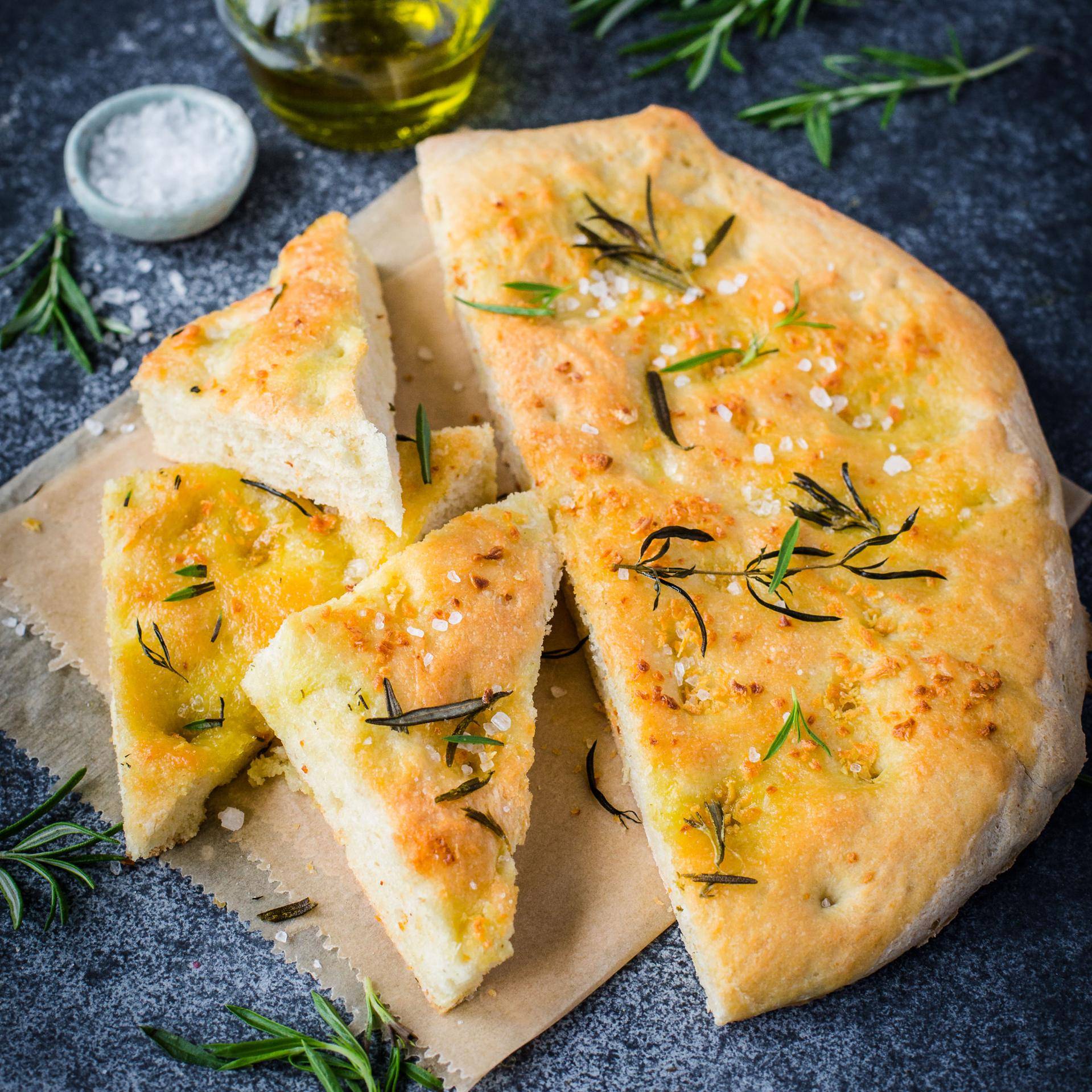 Focaccia mit Rosmarin - Rezepte Prep & Cook | Krups